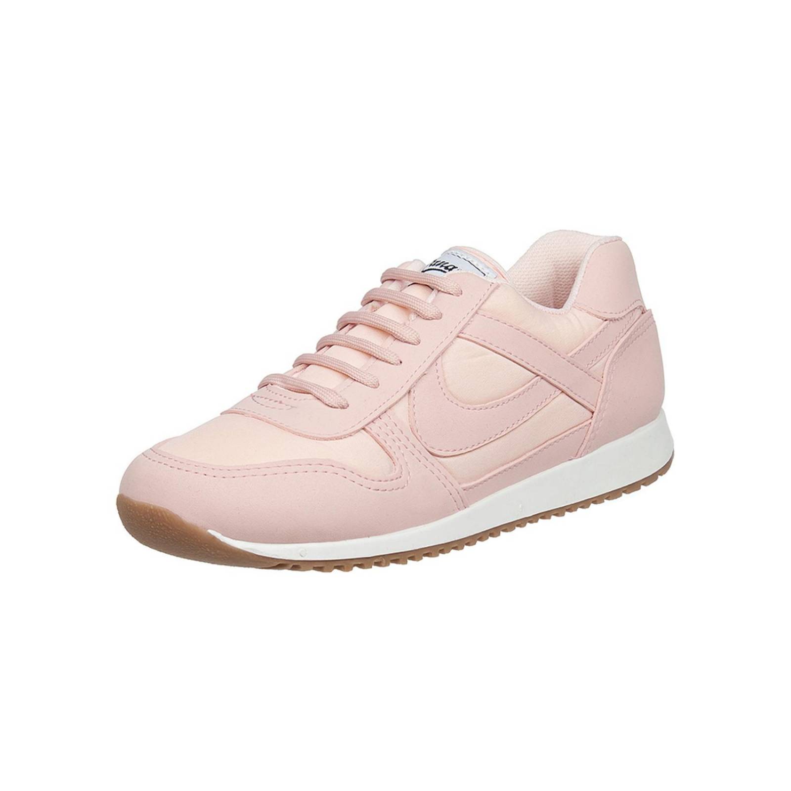 Tenis Panam Para Mujer Clásico Textil Rosa Casuales Urbano 