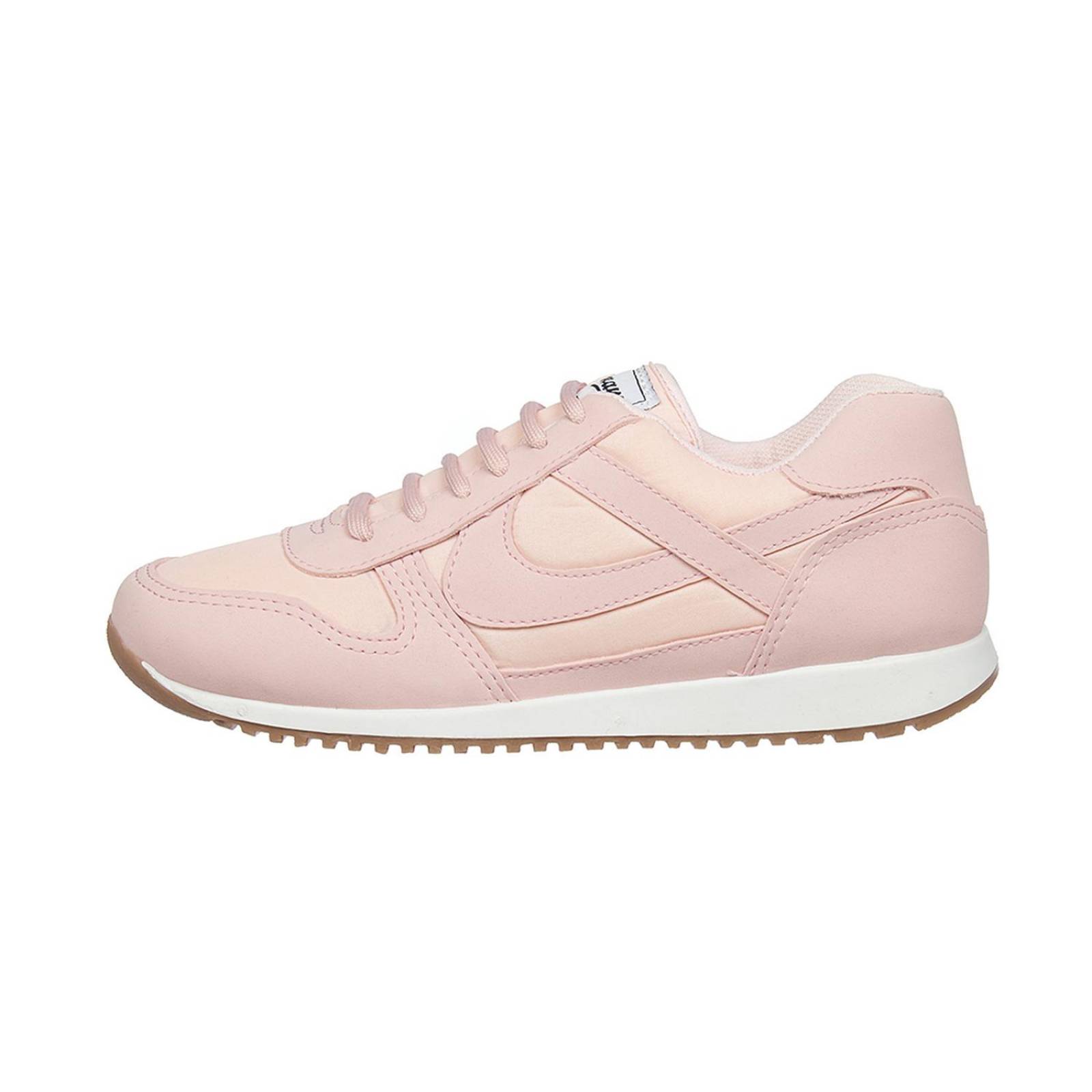 Tenis Panam Para Mujer Clásico Textil Rosa Casuales Urbano 