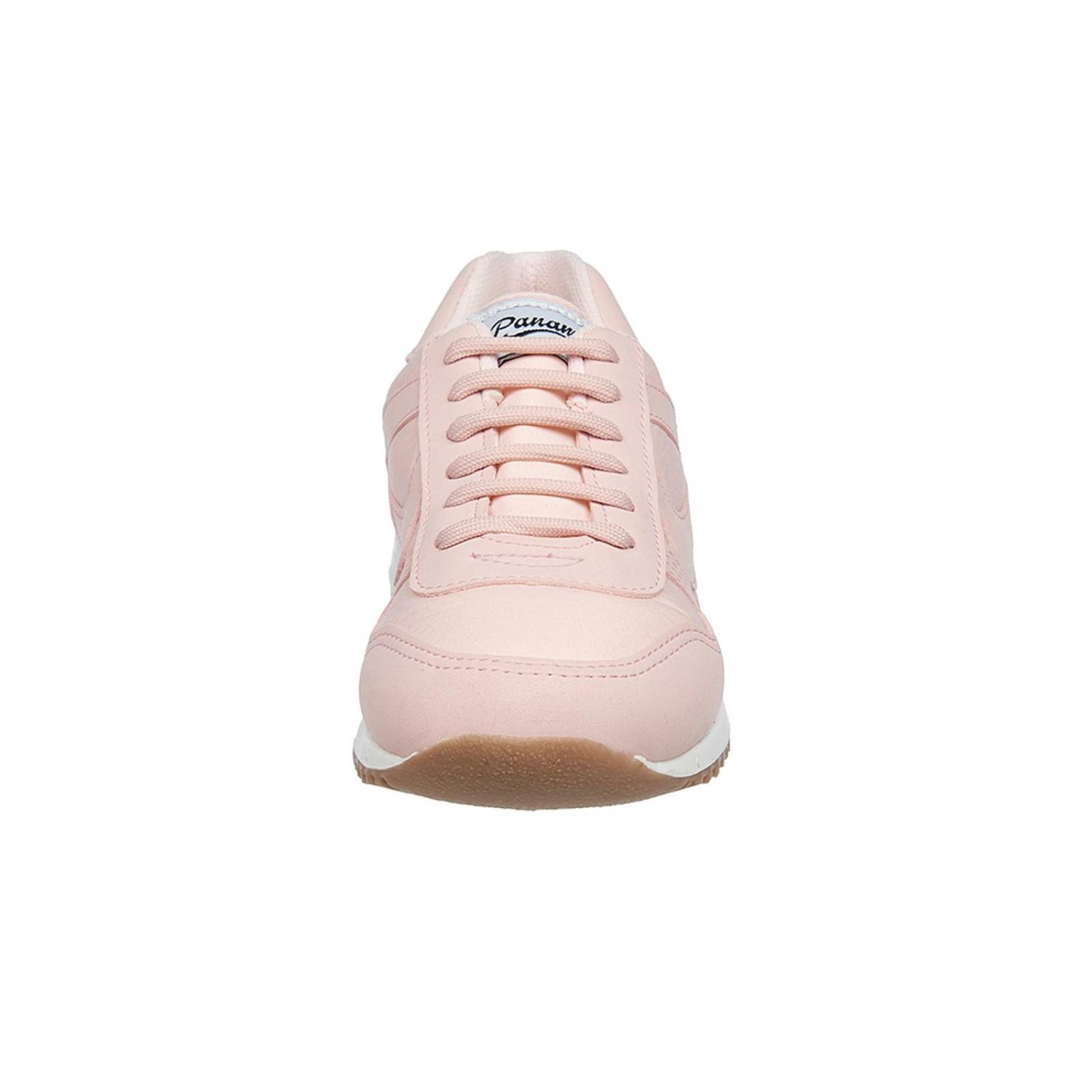 Tenis Panam Para Mujer Clásico Textil Rosa Casuales Urbano 