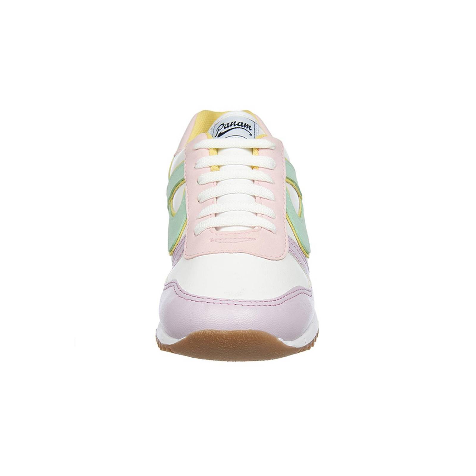 Tenis Panam Para Mujer Tipo Piel Lila Casuales Cómodos 