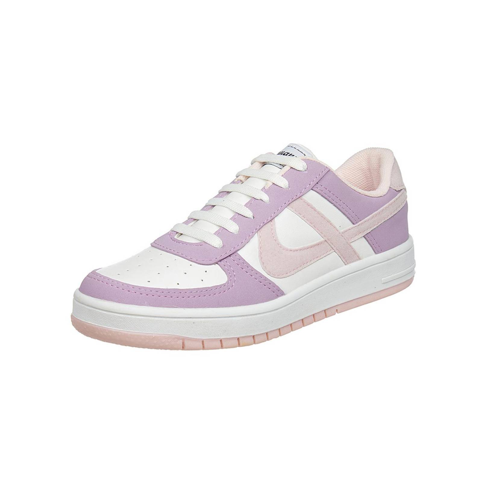 Tenis Mujer Panam Choclo Casuales Tipo Piel Cómodos 