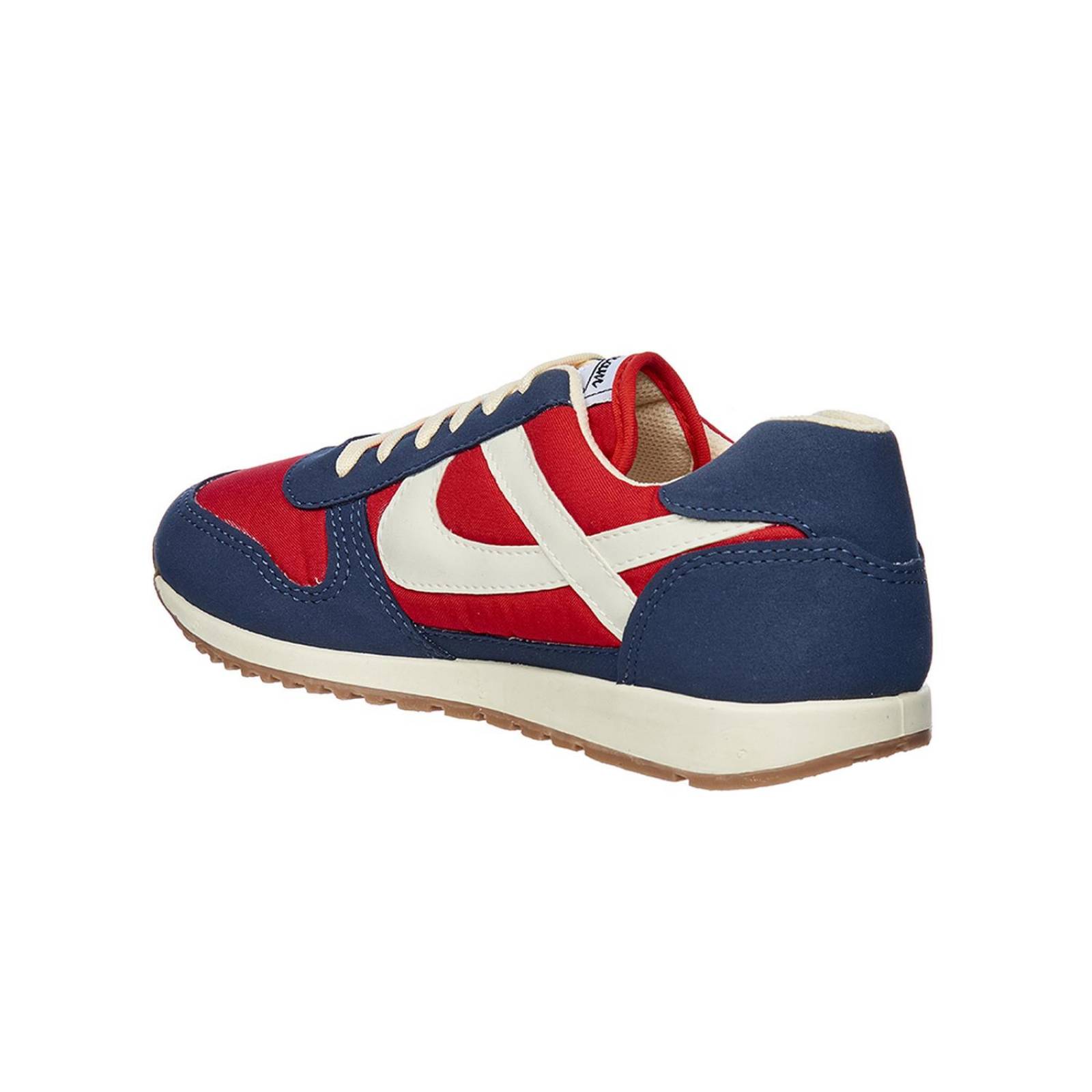Tenis Casuales Panam Hombre Textil Rojo Cómodos