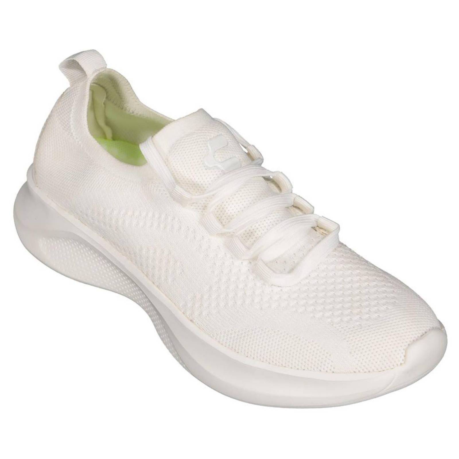 Tenis Charly Para Mujer Deportivos Casuales Blancos Textil 