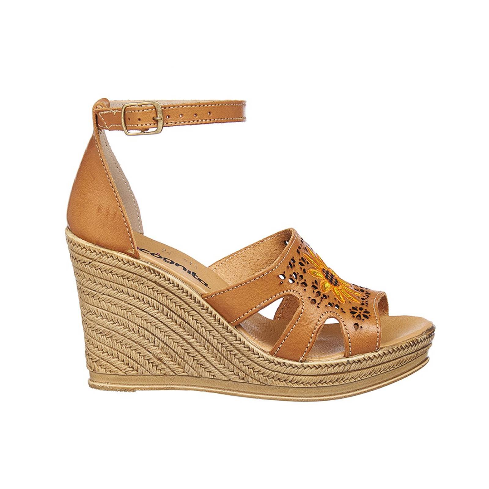 Sandalias Plataforma Mujer Moda Casual Verano Tipo Piel 