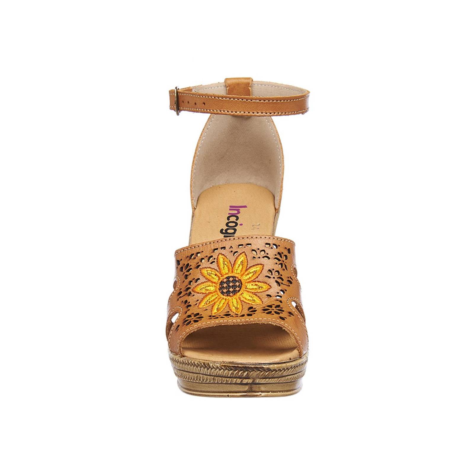 Sandalias Plataforma Mujer Moda Casual Verano Tipo Piel 