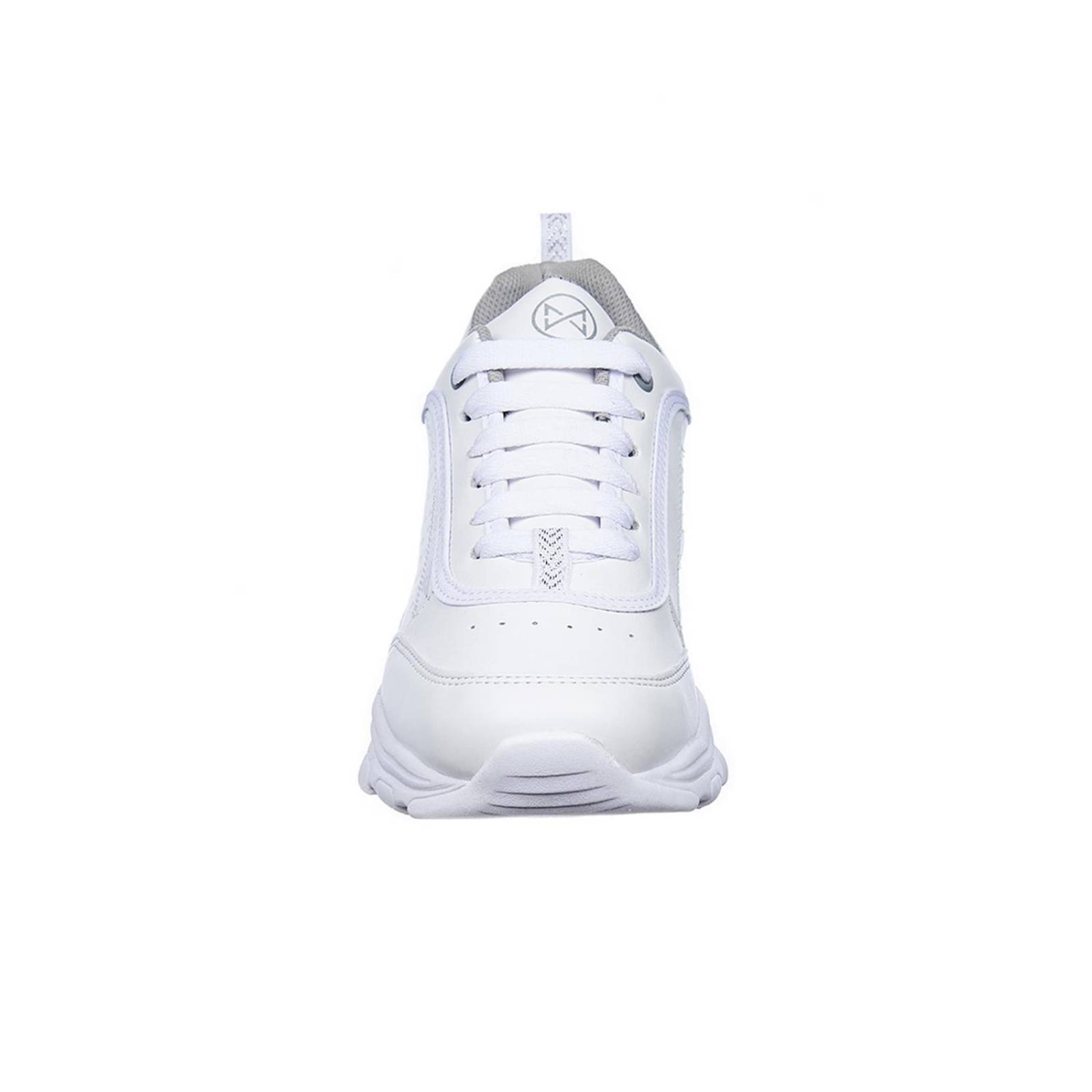 Tenis Para Mujer Casuales Sport Tipo Piel Blanco Urbanos 