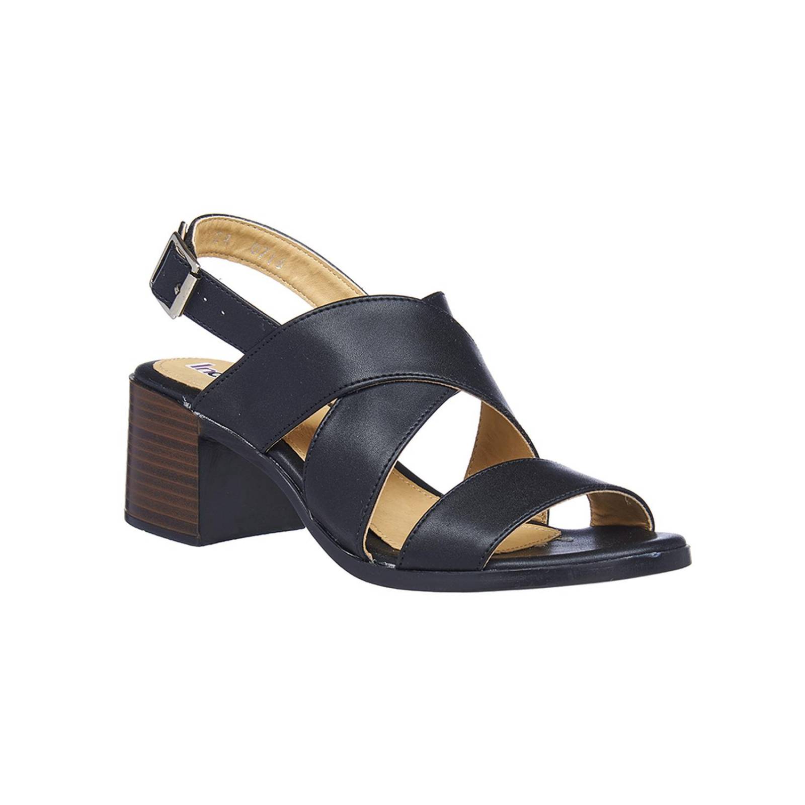 Sandalias Para Mujer Con Tacón Formales Casuales Negro 