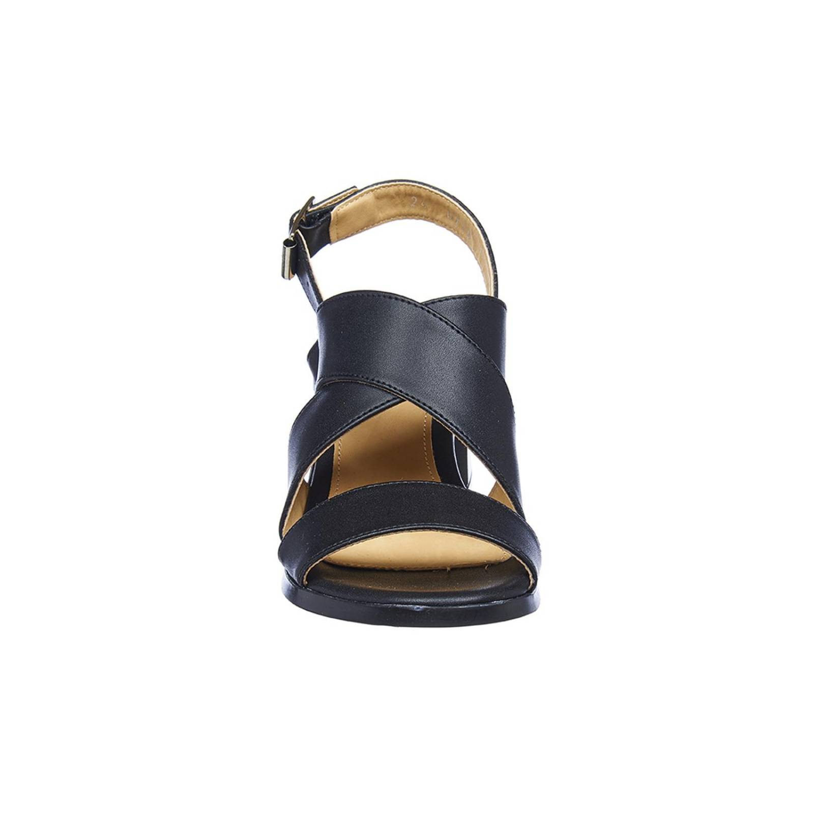 Sandalias Para Mujer Con Tacón Formales Casuales Negro 