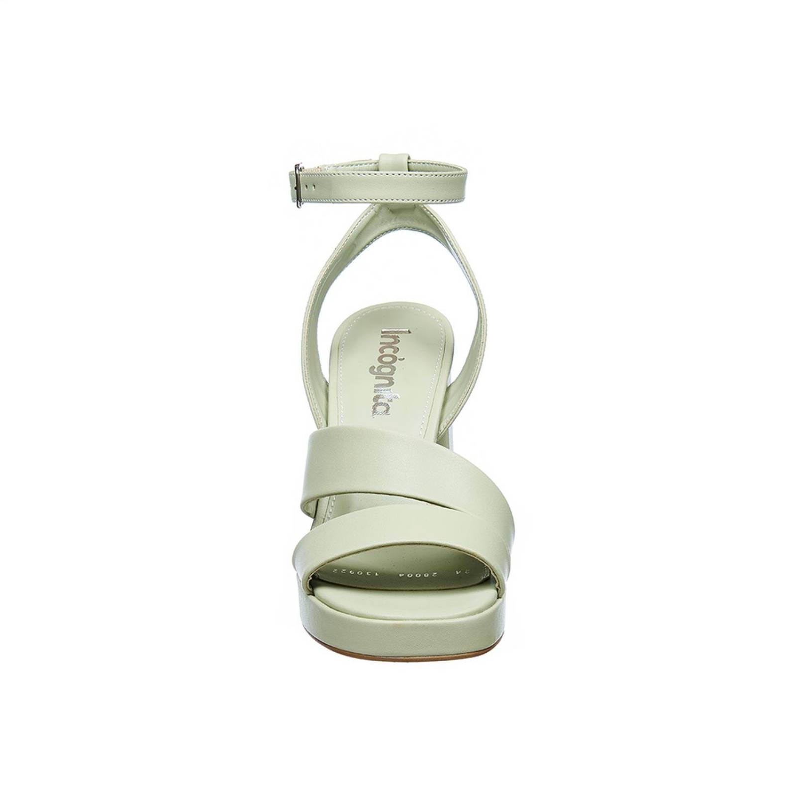 Sandalias Con Tacon Mujer Casuales Formales Pistache 