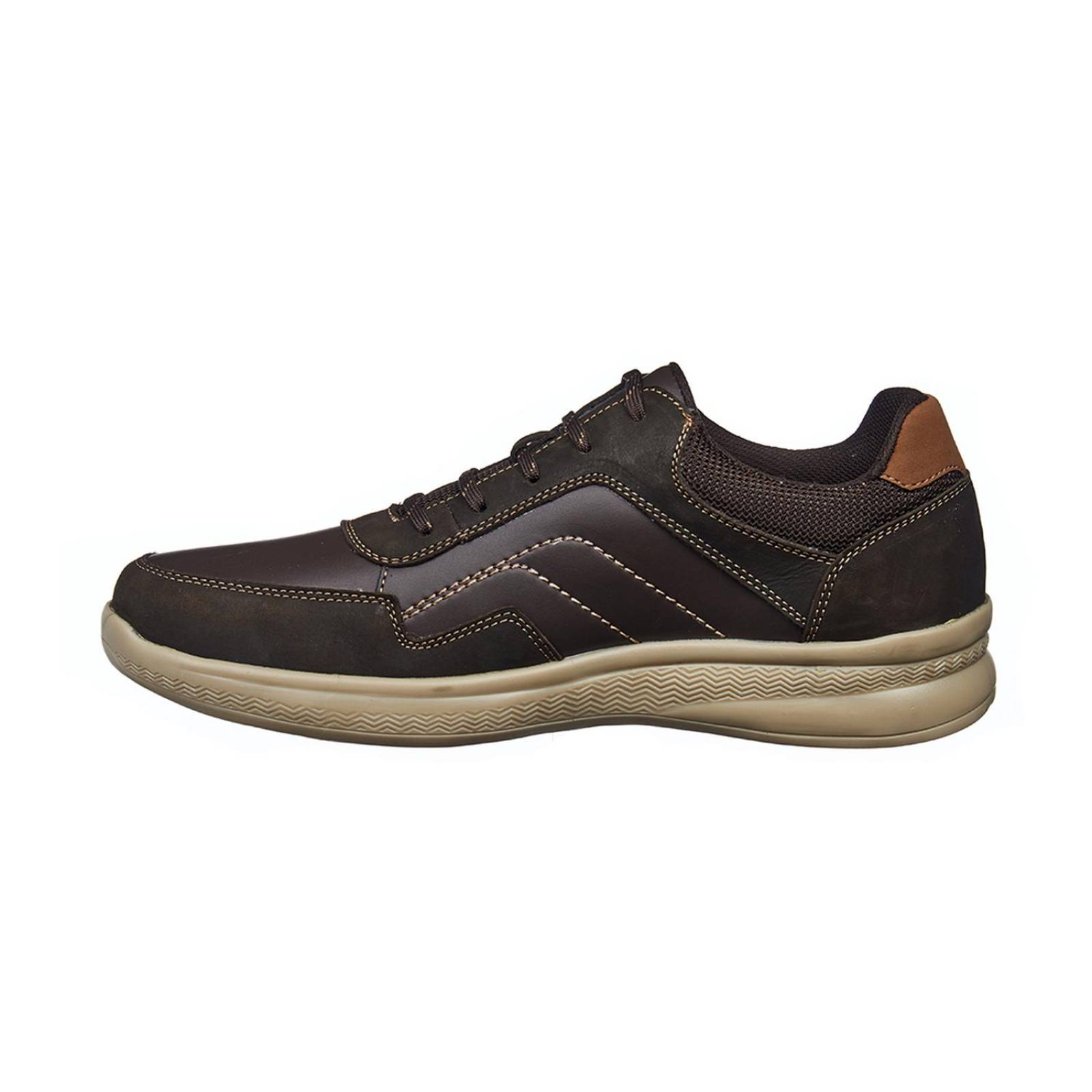 Tenis Para Hombre Casuales Clásicos Nobuck Café Cómodos