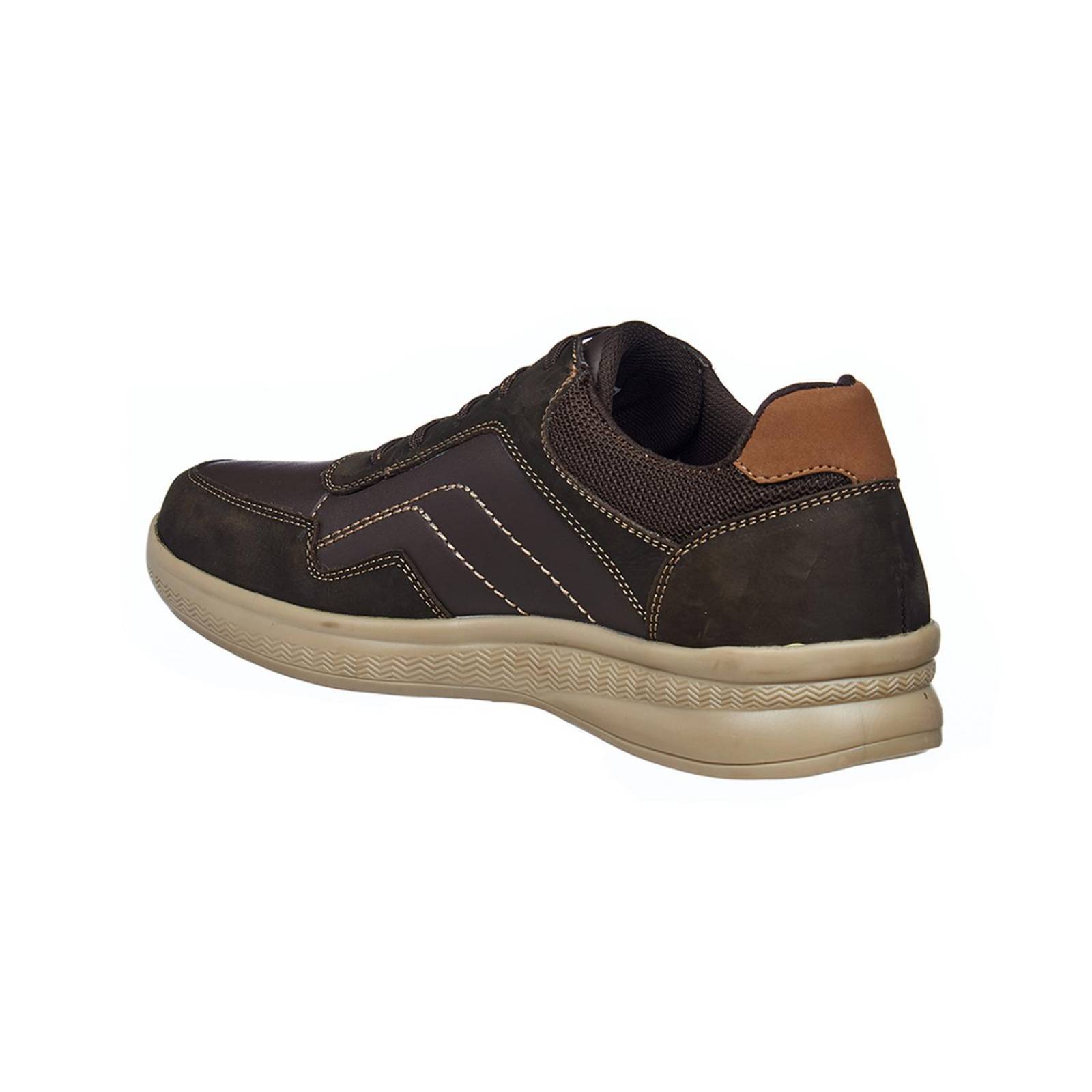 Tenis Para Hombre Casuales Clásicos Nobuck Café Cómodos