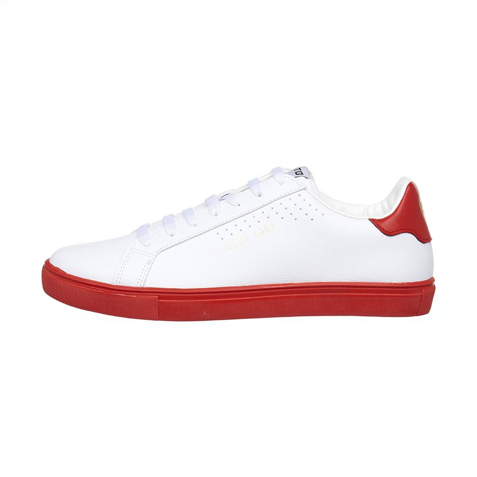 Tenis Para Hombre Tipo Piel Blanco Choclo Clásico Casual 