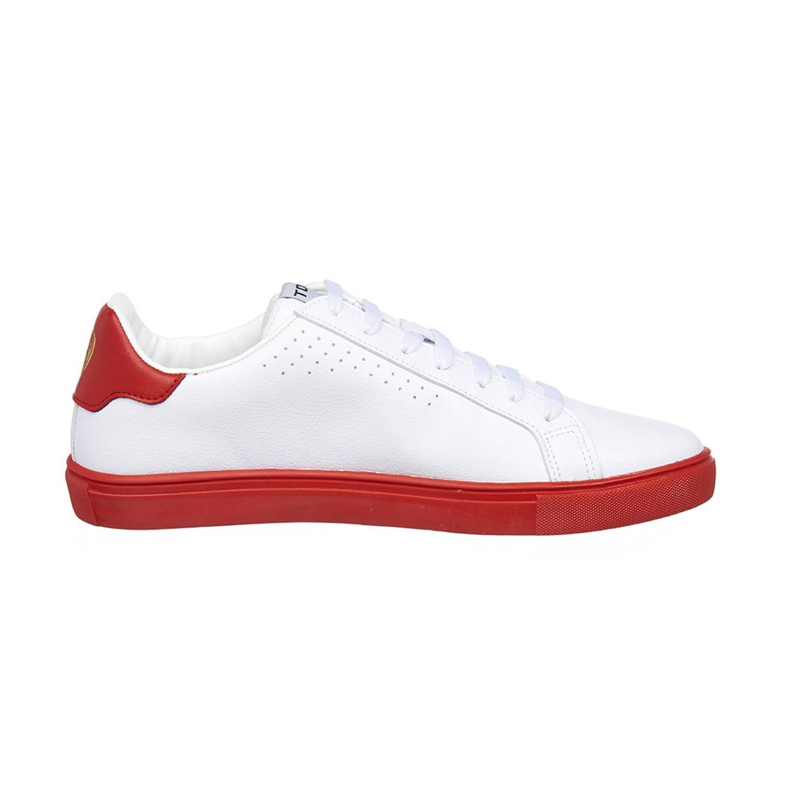 Tenis Para Hombre Tipo Piel Blanco Choclo Clásico Casual 