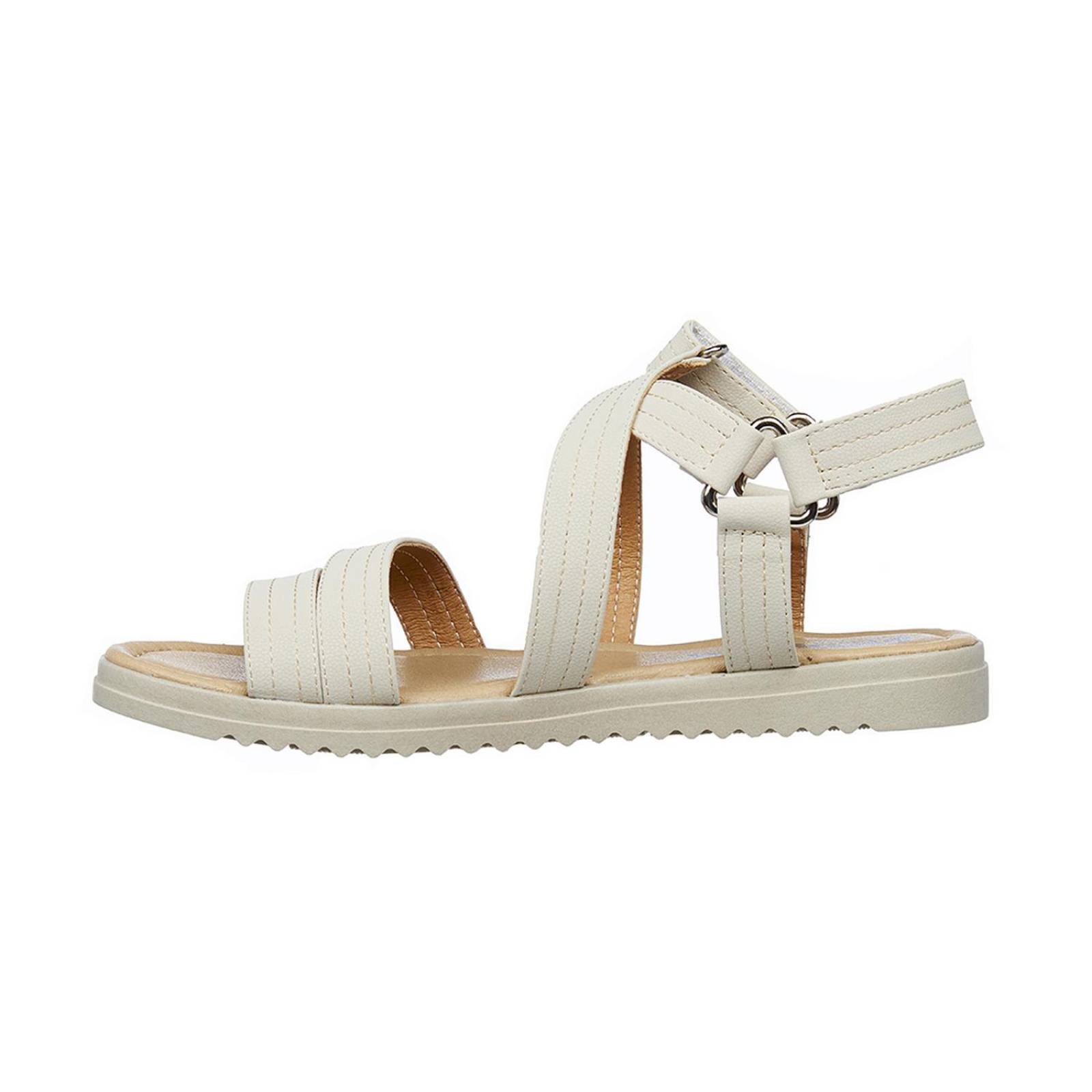 Sandalias Para Mujer Casuales Comodas Tipo Piel Negro