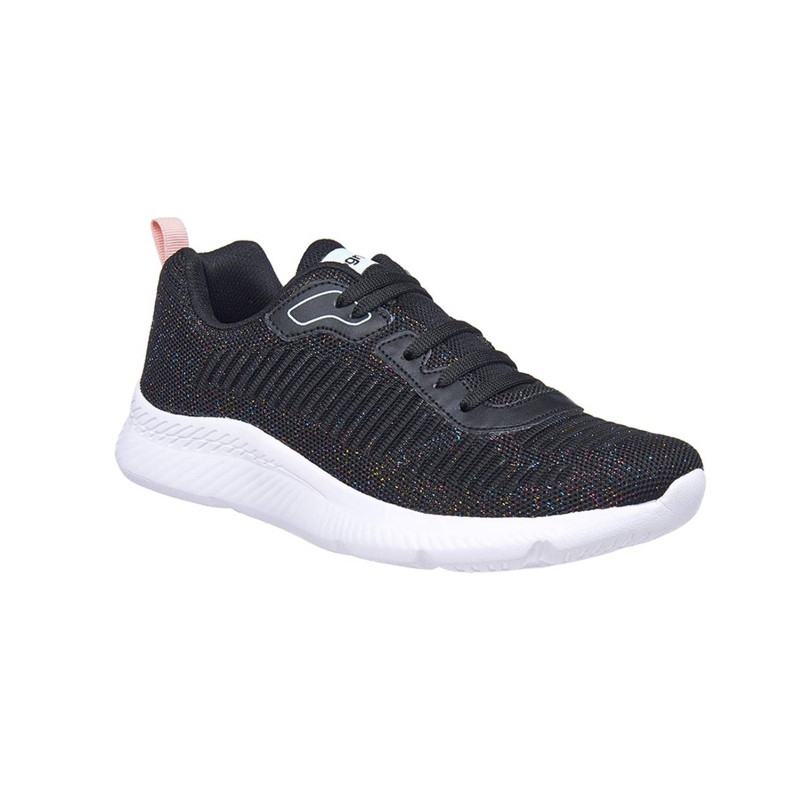 Tenis Para Mujer Textil Negro Ligeros Clásicos Casuales 