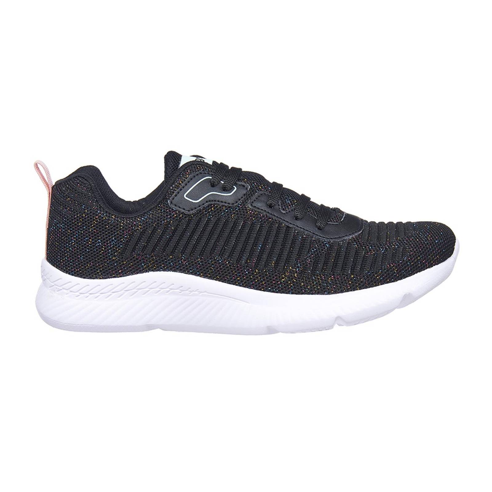 Tenis Para Mujer Textil Negro Ligeros Clásicos Casuales 