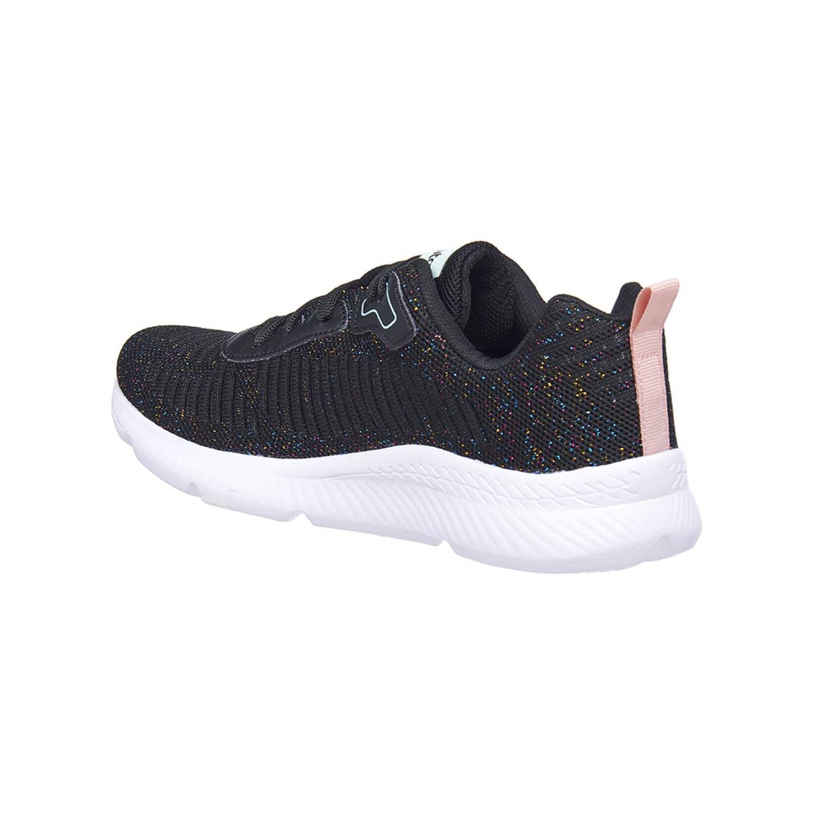 Tenis Para Mujer Textil Negro Ligeros Clásicos Casuales 