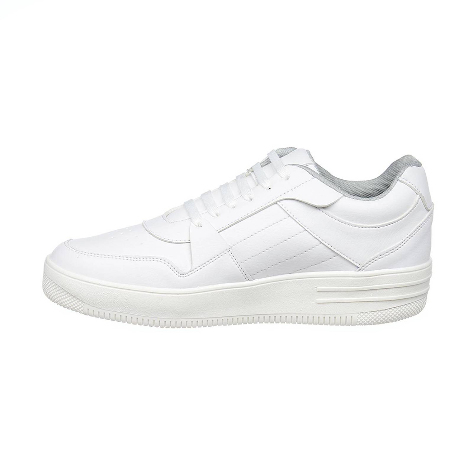 Tenis Casuales Hombre Tenis Tipo Piel Blancos Cómodos 