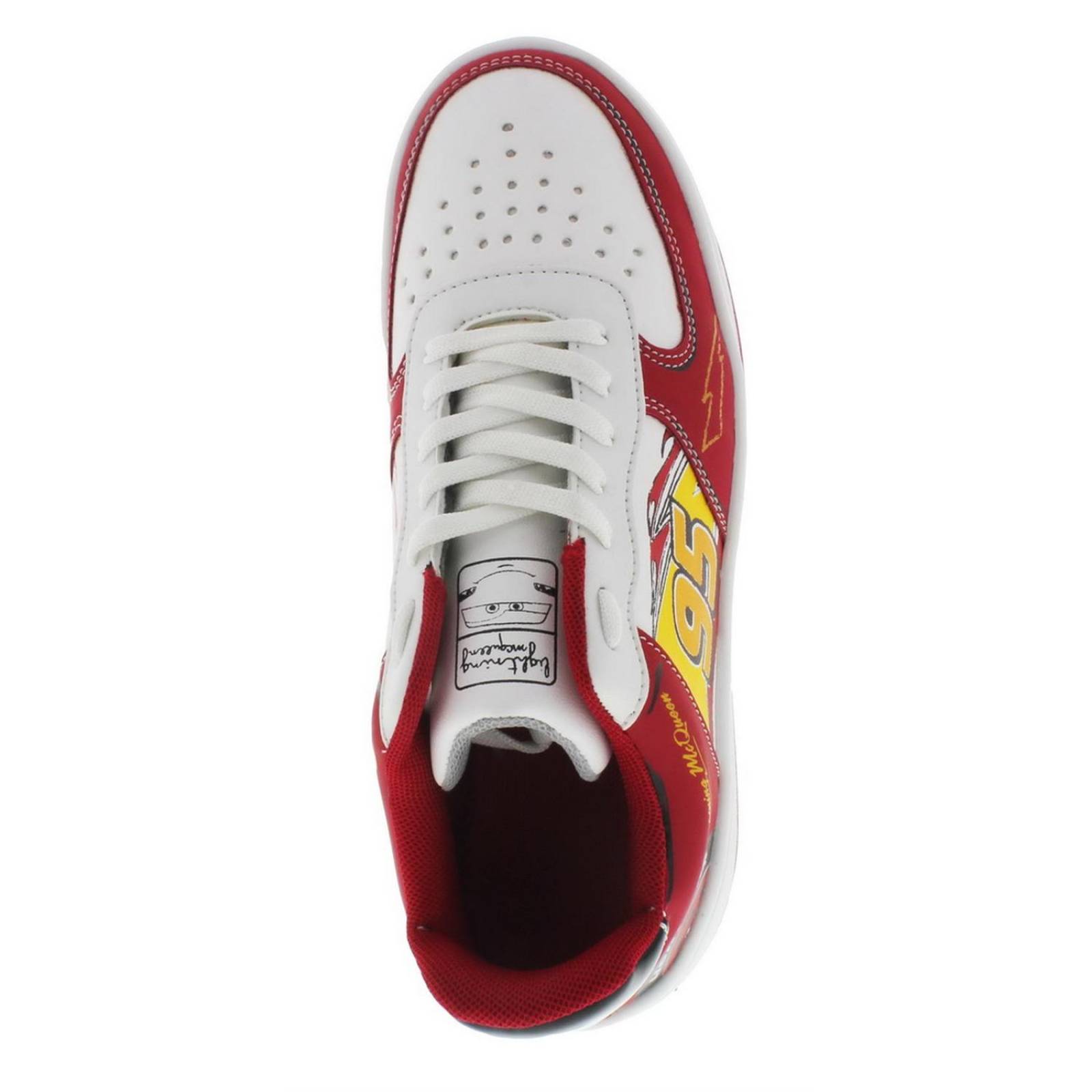 Tenis Para Niños Disney Cars Rayo rayo mcqueen Blanco 