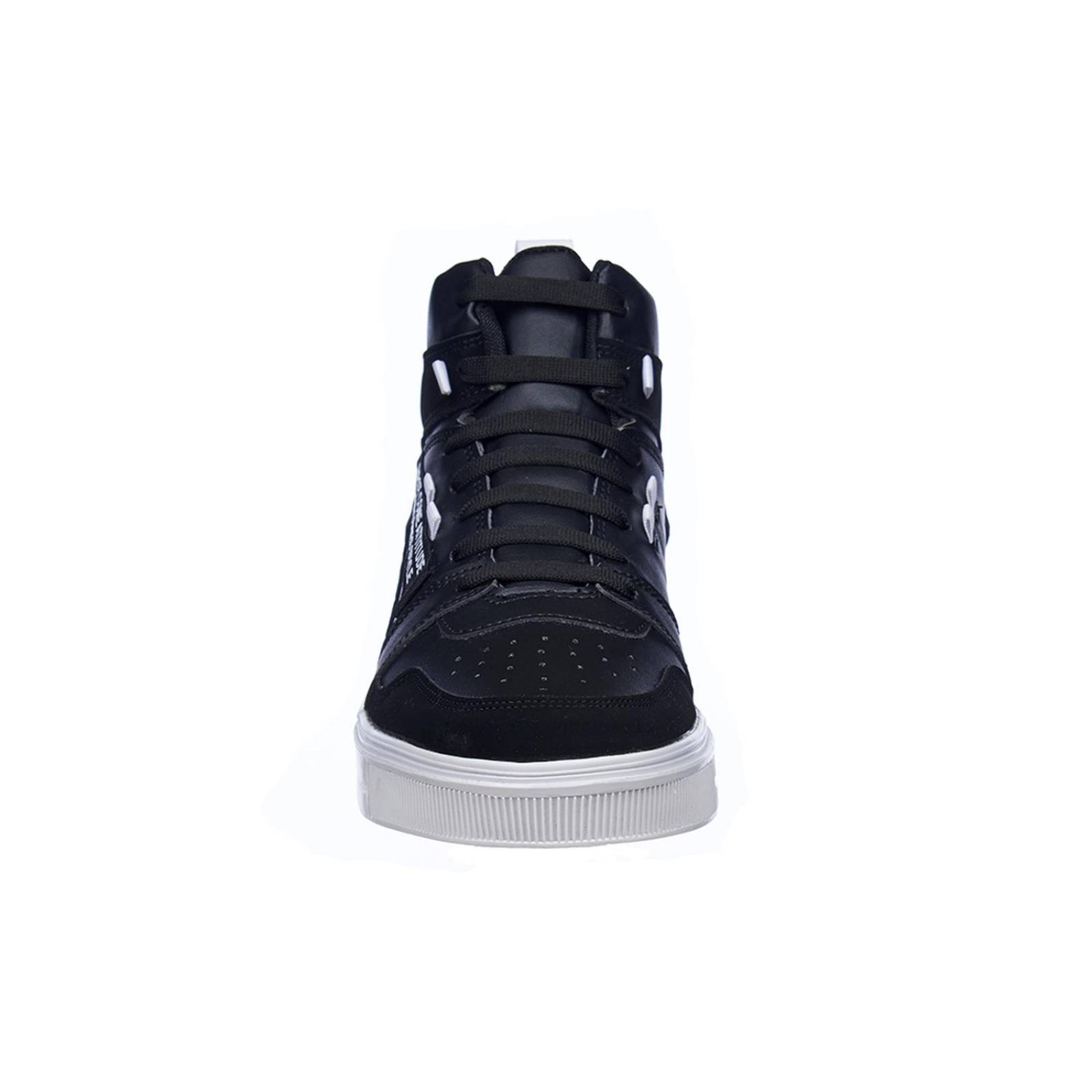 Tenis Para Hombre En Botín Diseño Urbano Clásicos Negro 