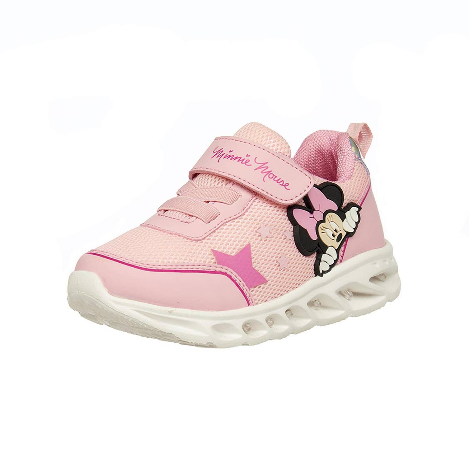 Tenis Para Niñas Disney Minnie Mouse Casuales Cómodos 
