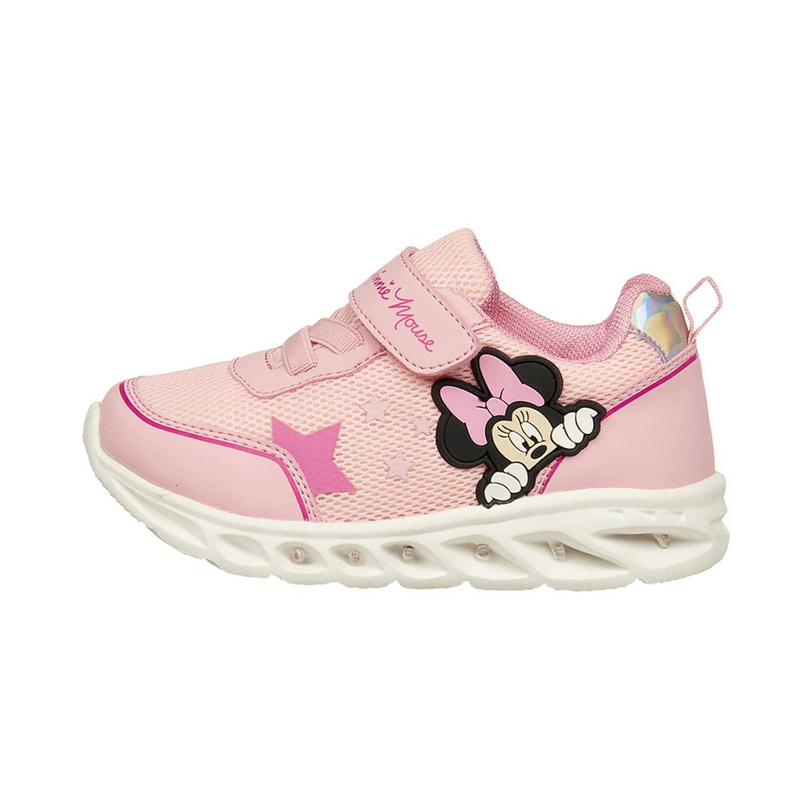 Tenis Para Niñas Disney Minnie Mouse Casuales Cómodos 