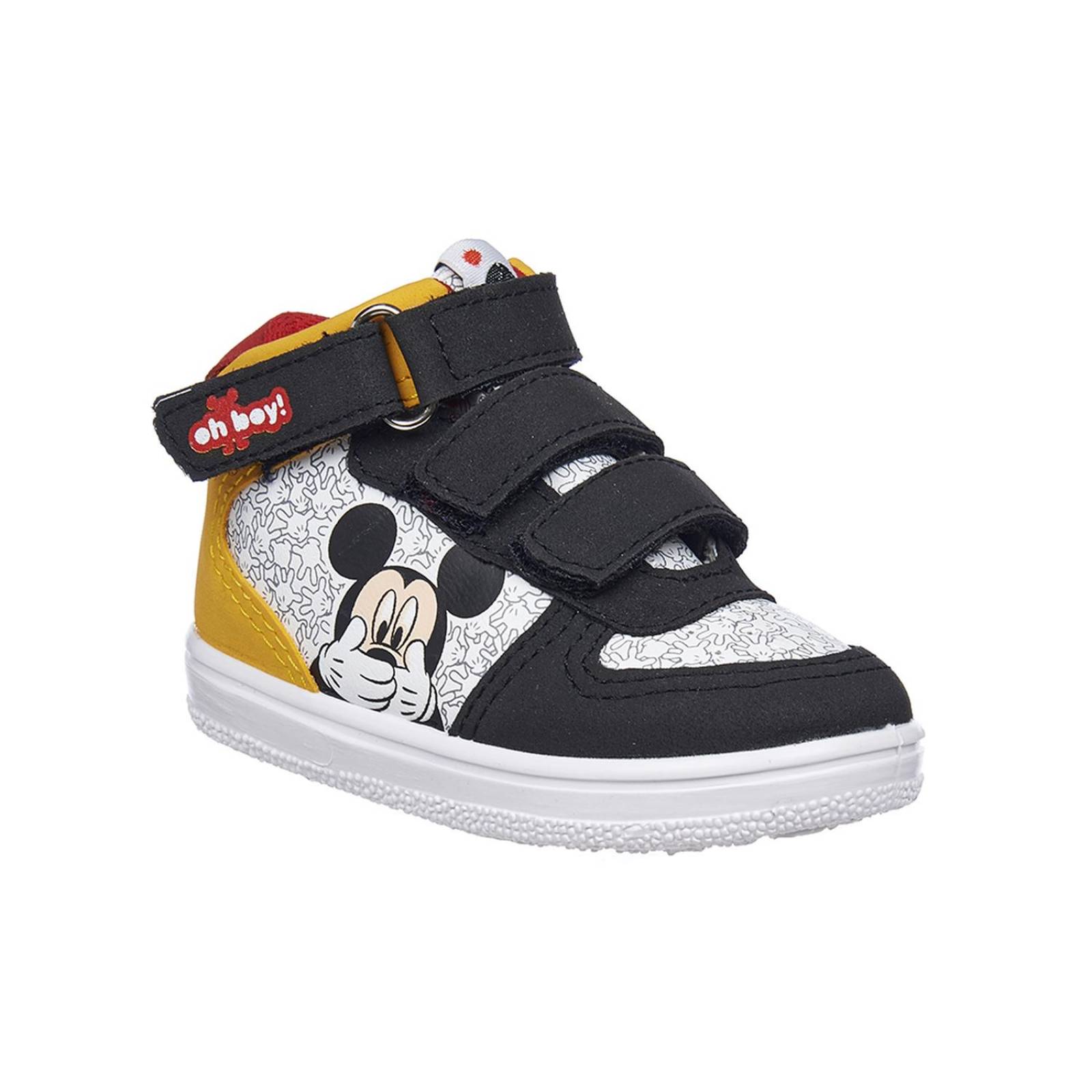 Tenis Para Niños Disney Mickey Mouse Cómodos Con Velcro