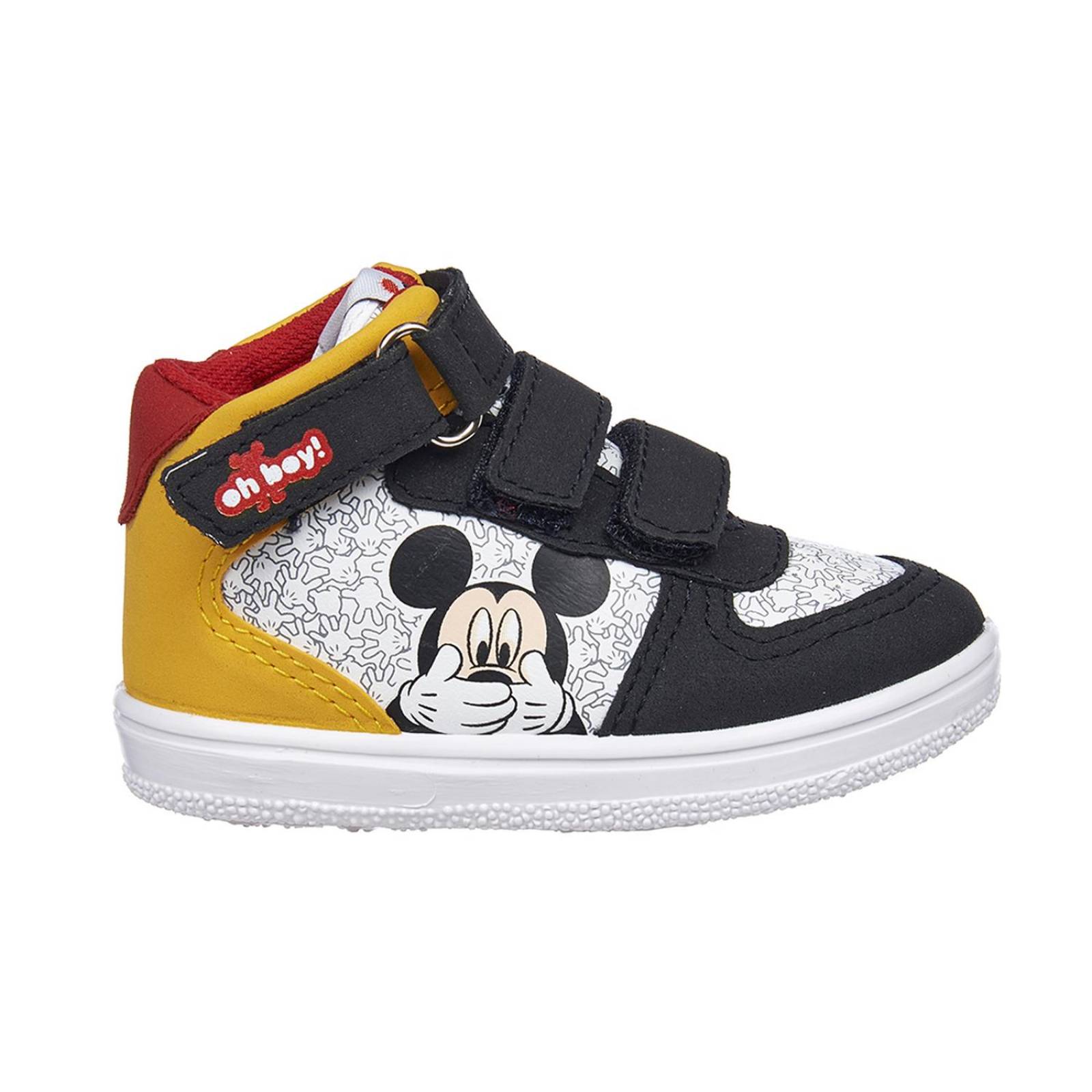 Tenis Para Niños Disney Mickey Mouse Cómodos Con Velcro