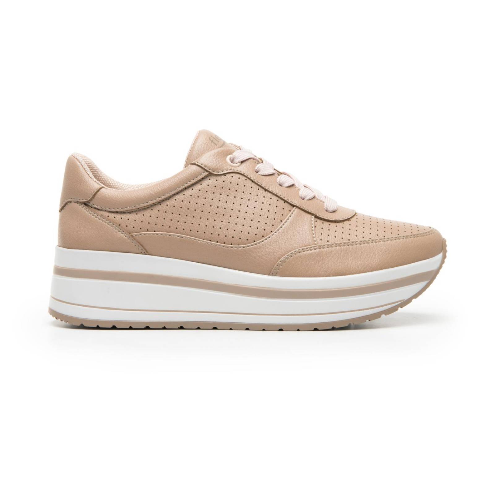 Tenis Casuales Flexi Para Mujer Estilo 101011 Piel Rosa 