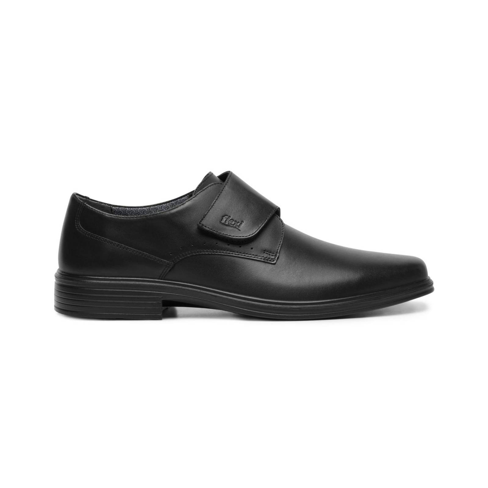Zapato Flexi Para Hombre Estilo 406408 Negro Formales 