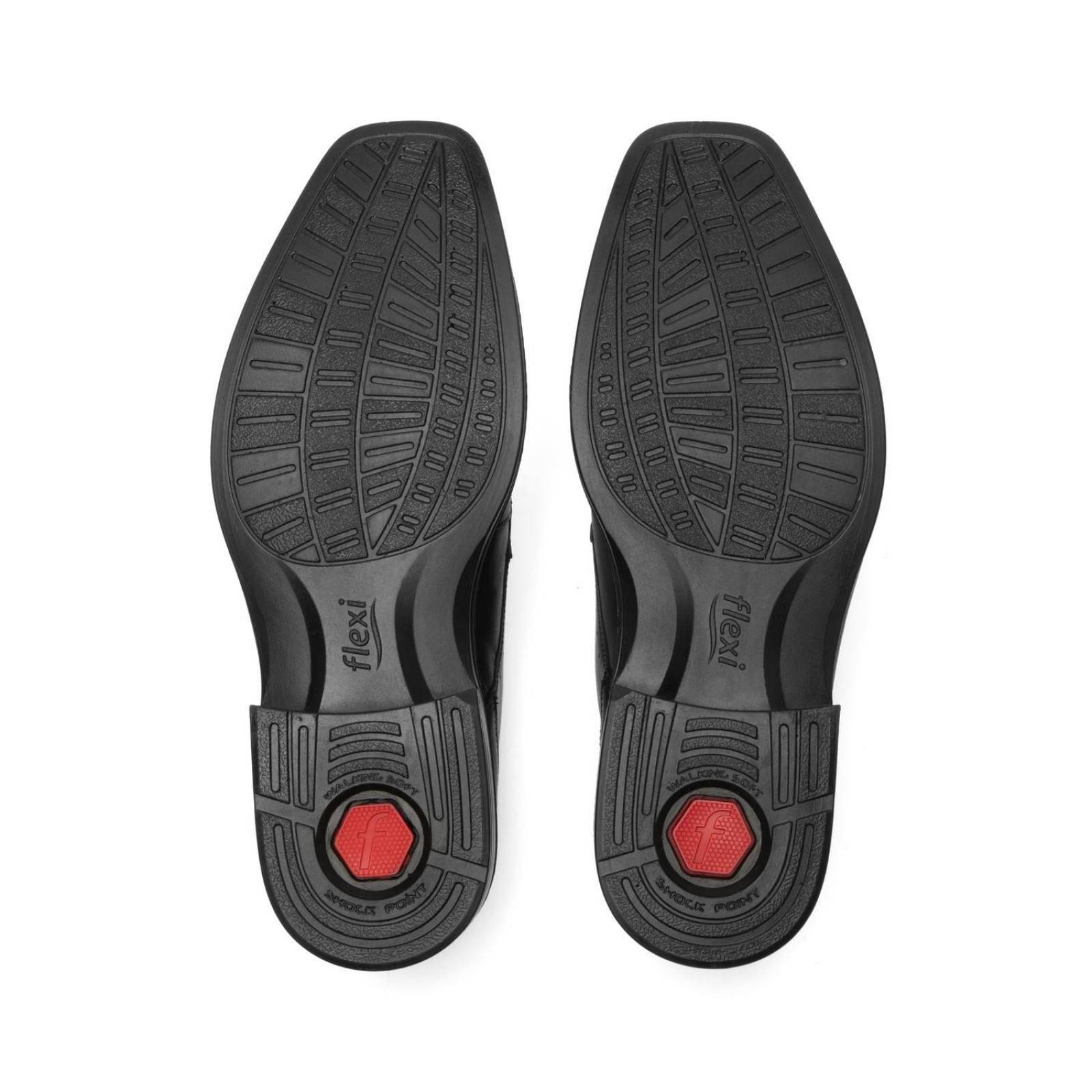 Zapato Flexi Para Hombre Estilo 406408 Negro Formales 