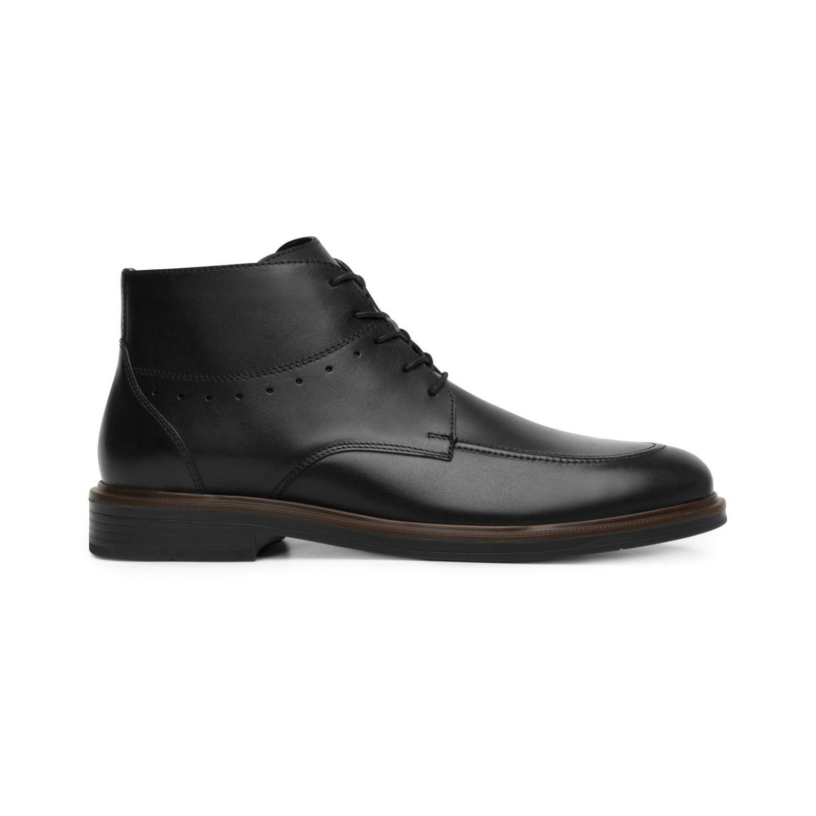 Botines Flexi Para Hombre Estilo 400114 Casuales Negro 