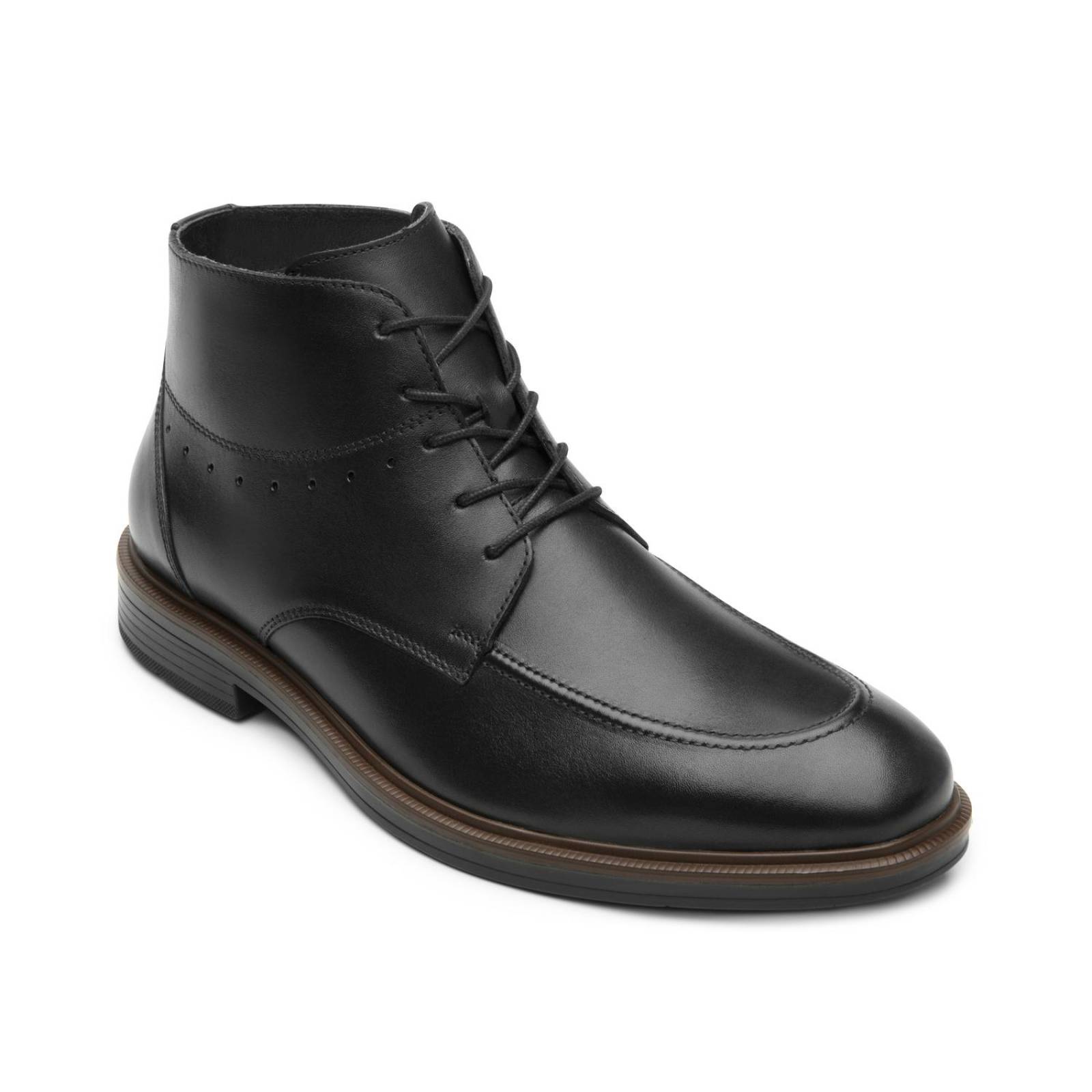 Botines Flexi Para Hombre Estilo 400114 Casuales Negro 
