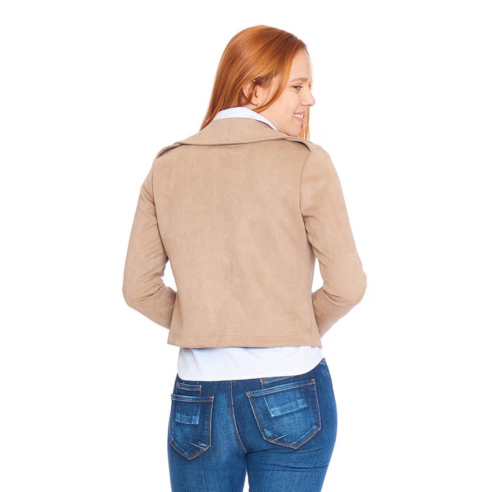 Chamarra Biker Mujer Cocoa Moda Casual Formal