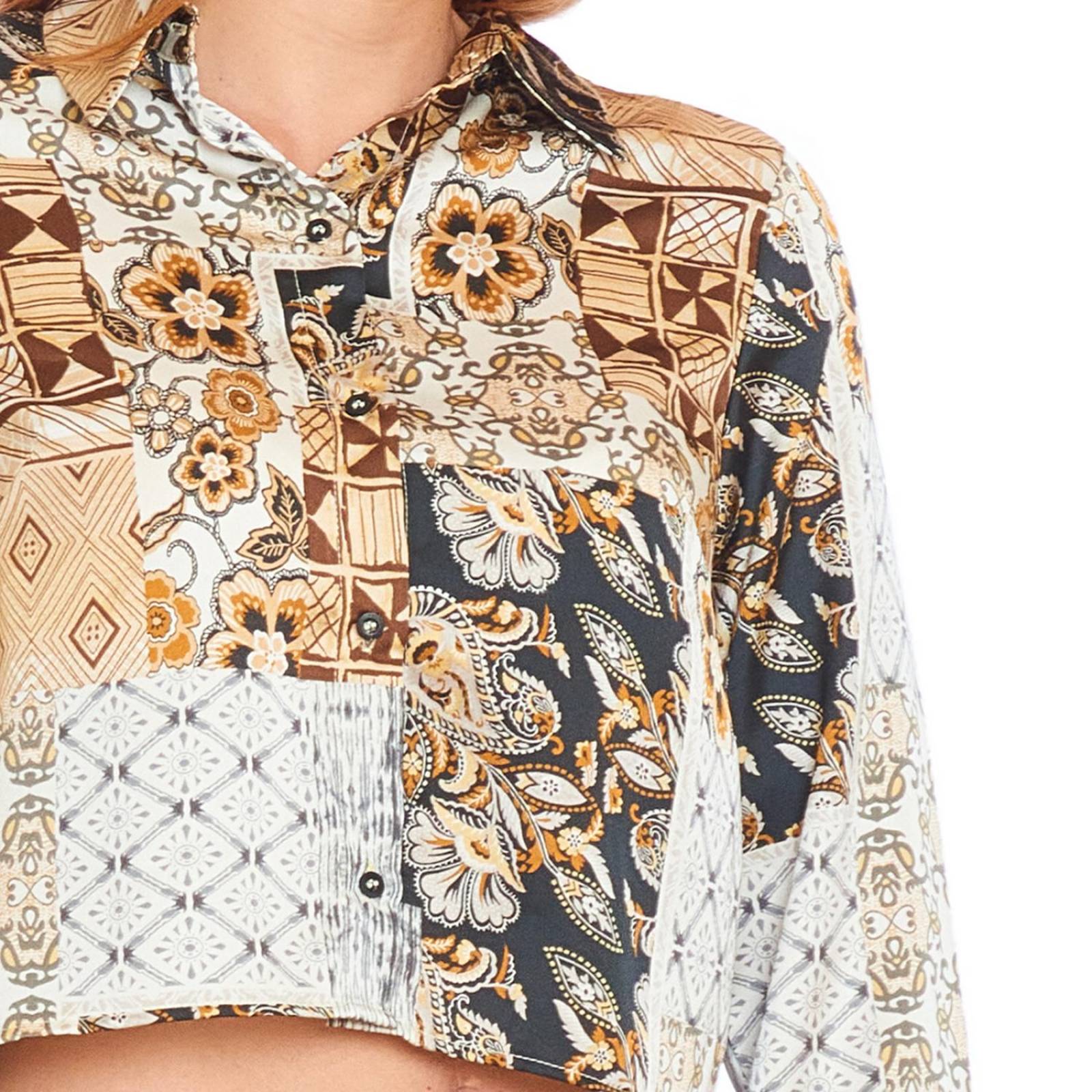 Blusa Moda Mujer Casual Elegante Estampado Moda Buchon 