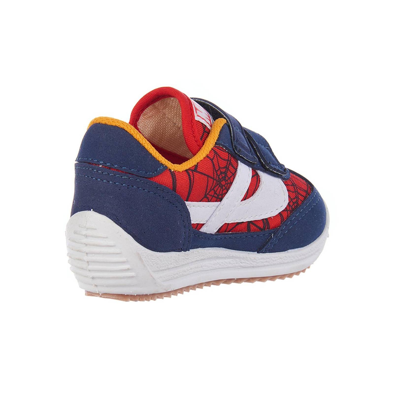 Tenis Panam Choclo Niño Marvel Spiderman Rojo Velcro Rojo