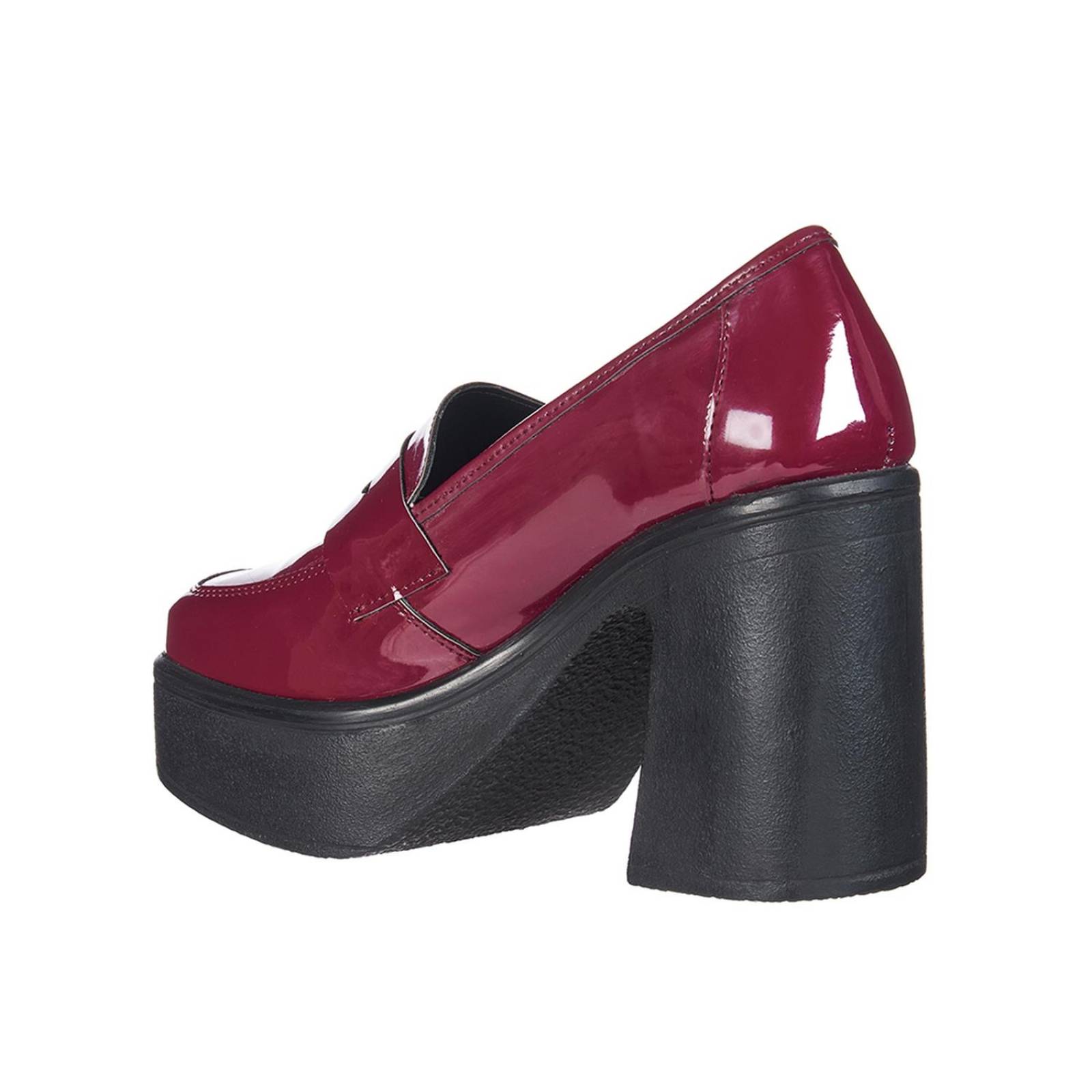 Zapatillas Altas Mujer Charol Vino Diseño Gotico Bratz