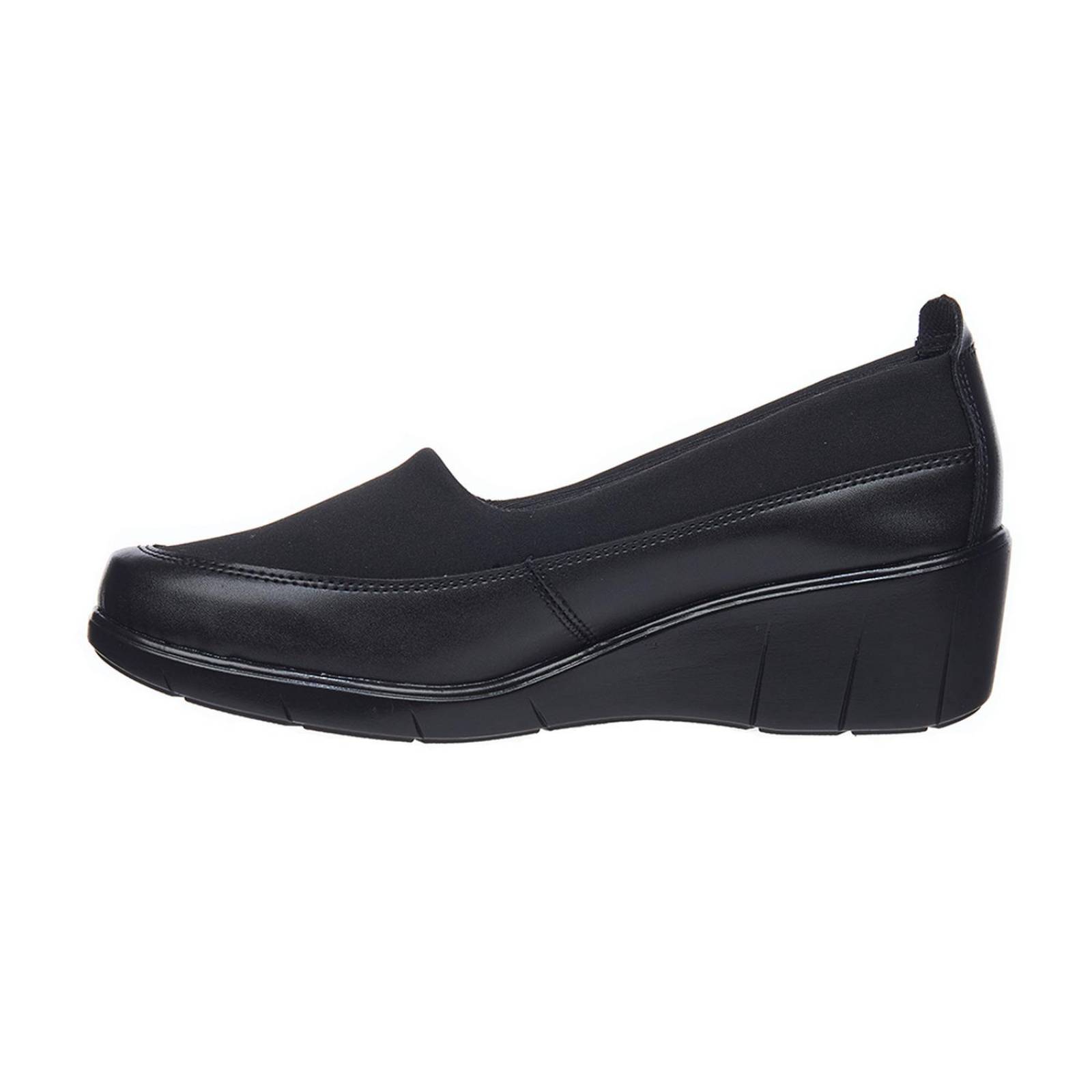 Plataforma Mujer Con Licra Ajustable Negros Casual