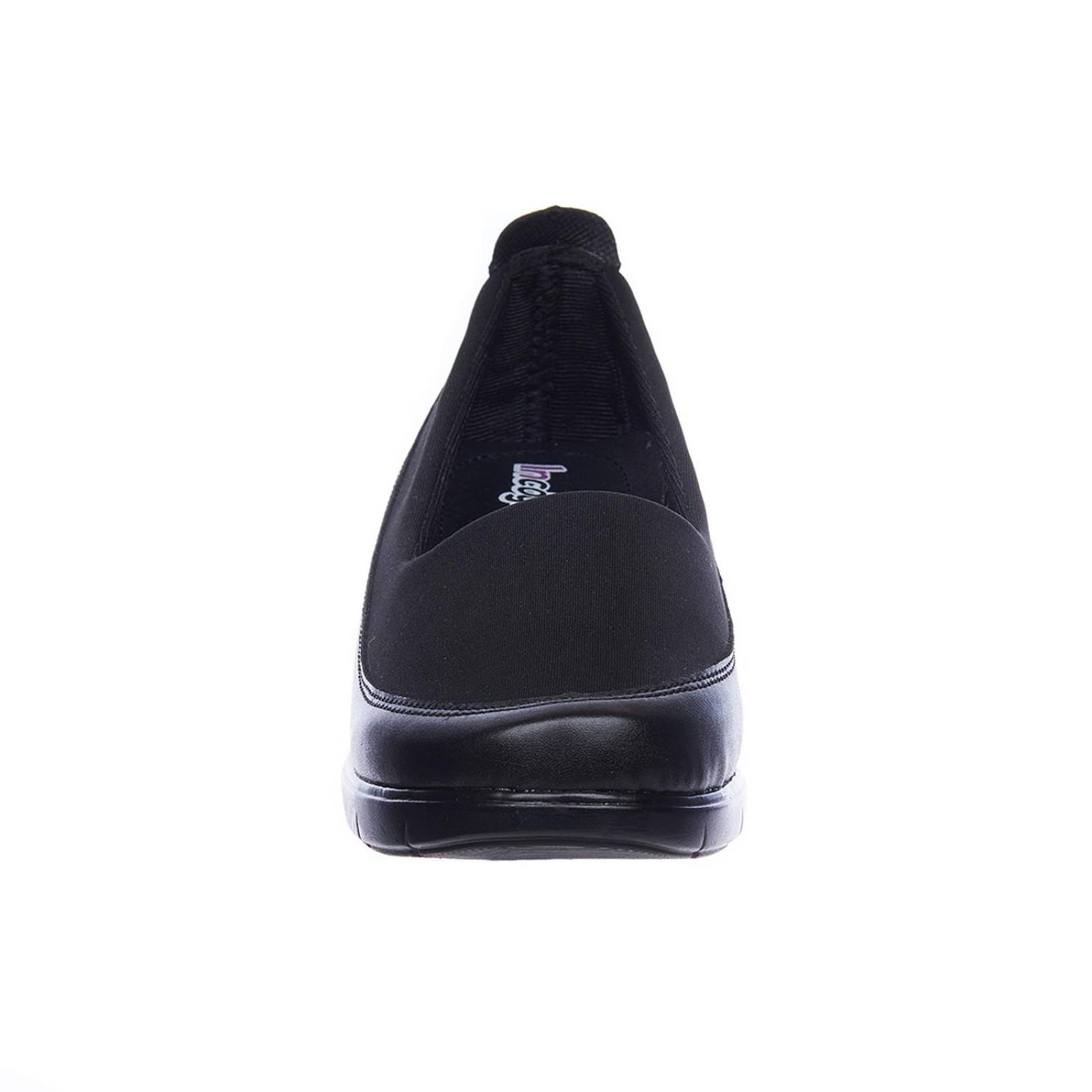 Plataforma Mujer Con Licra Ajustable Negros Casual