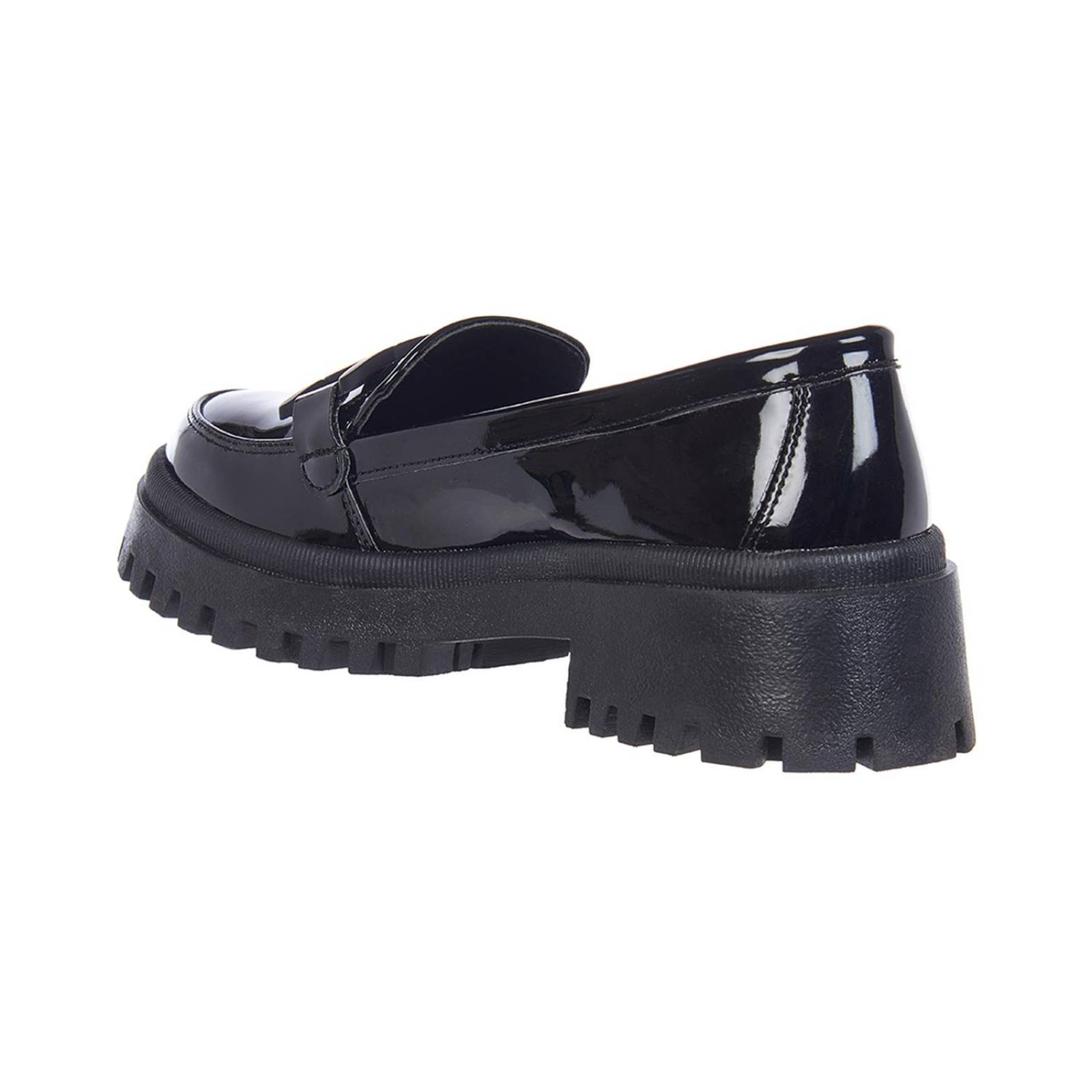 Zapatos Plataforma Mocasines Mujer Charol Modernos 