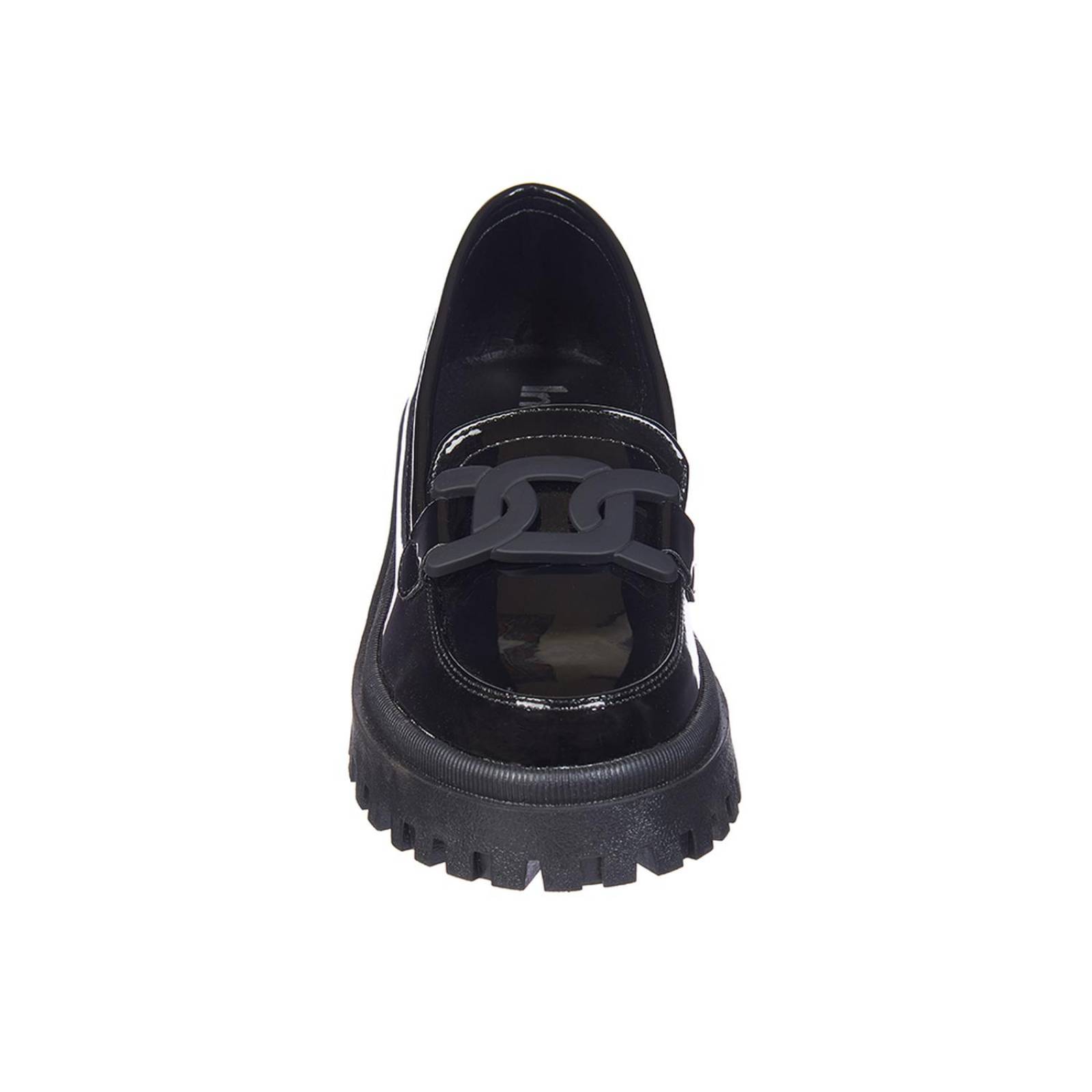 Zapatos Plataforma Mocasines Mujer Charol Modernos 