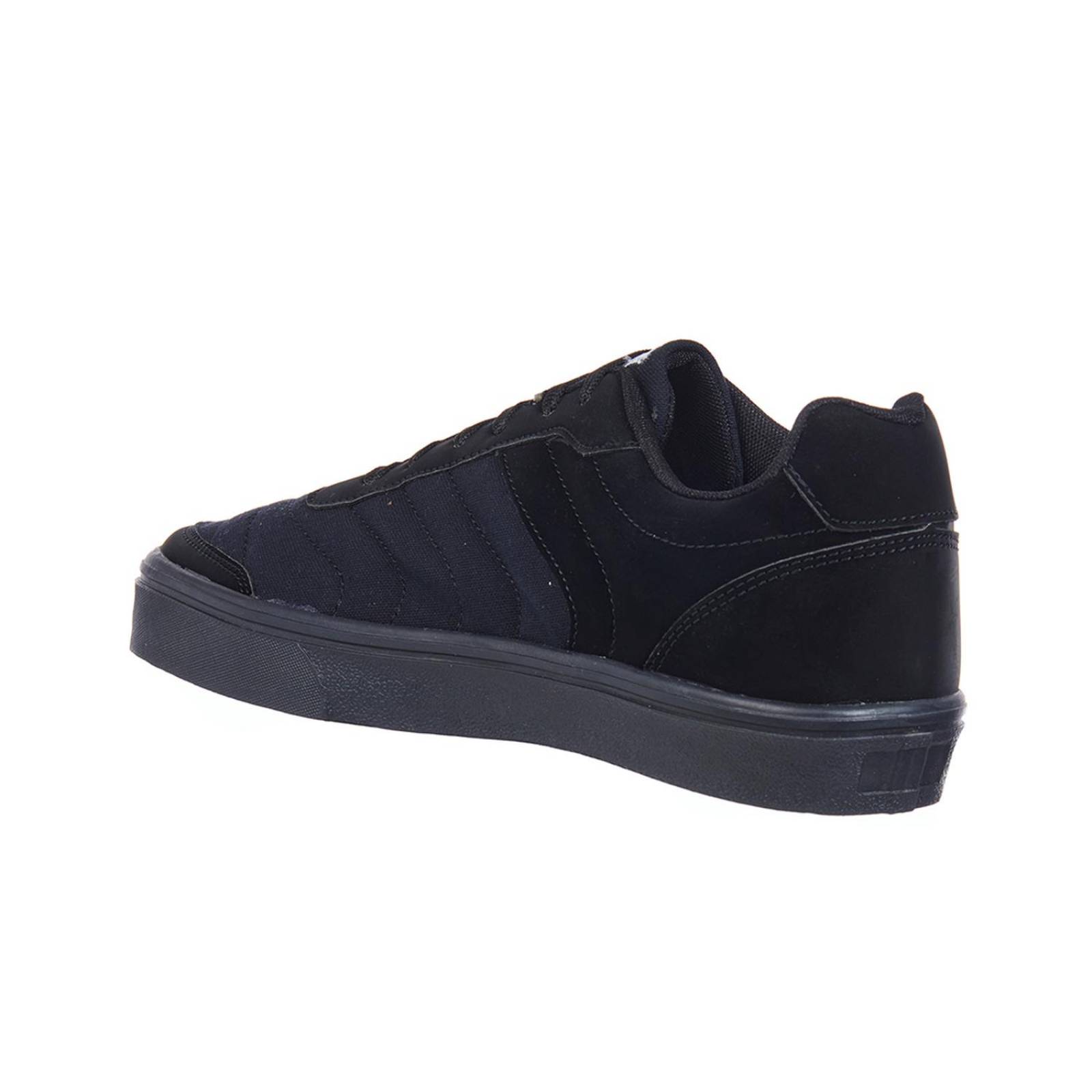 Tenis Casuales Planos Textil Negro Casuales Cómodos 