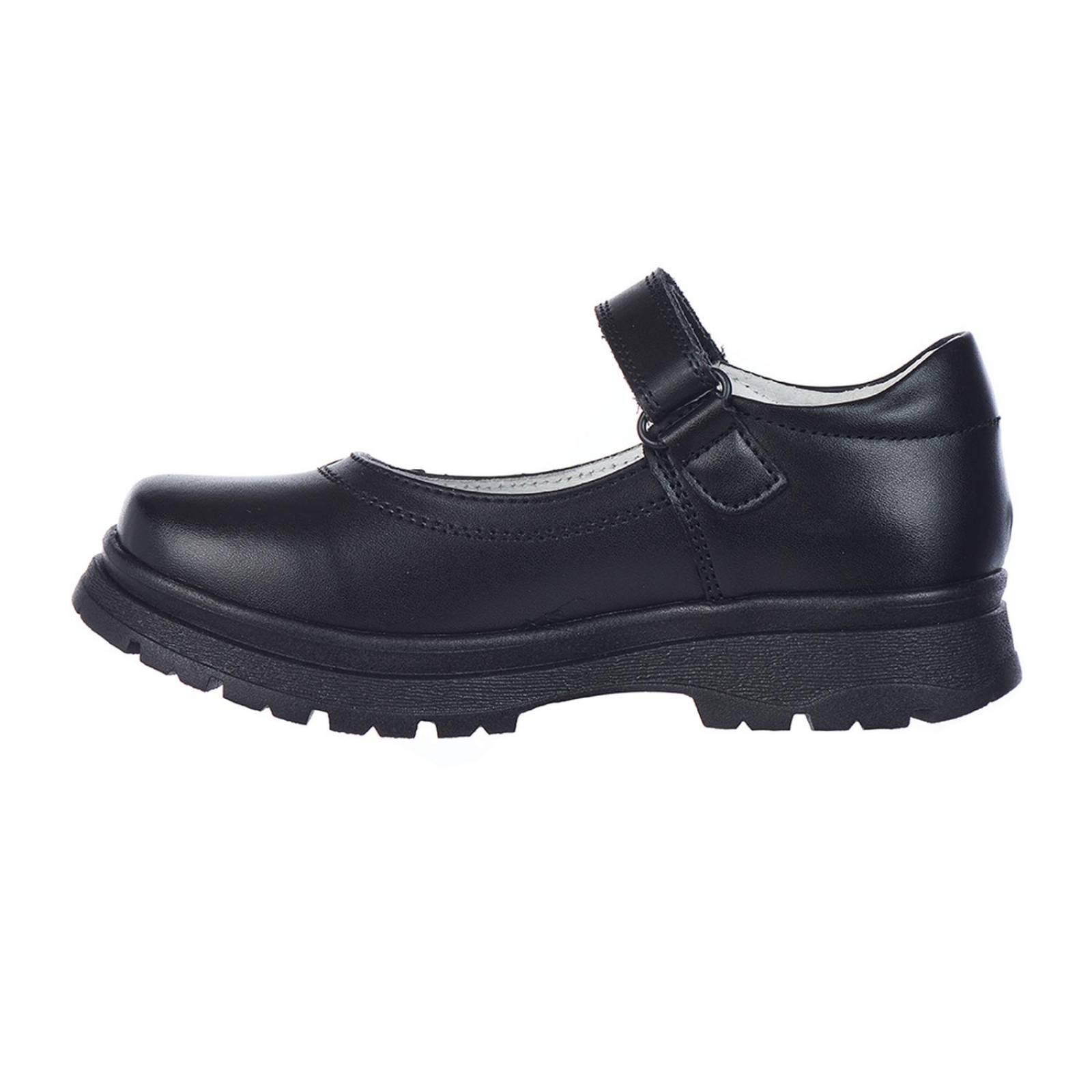 Zapato Casual Escolar Niñas Ajustable Velcro Negros 