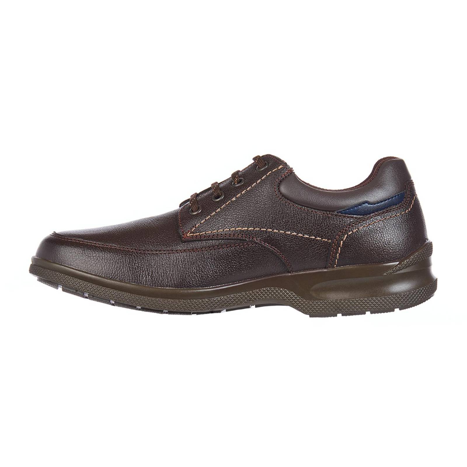 Zapatos Para Hombre Piel Chocolate Laborales Confort 