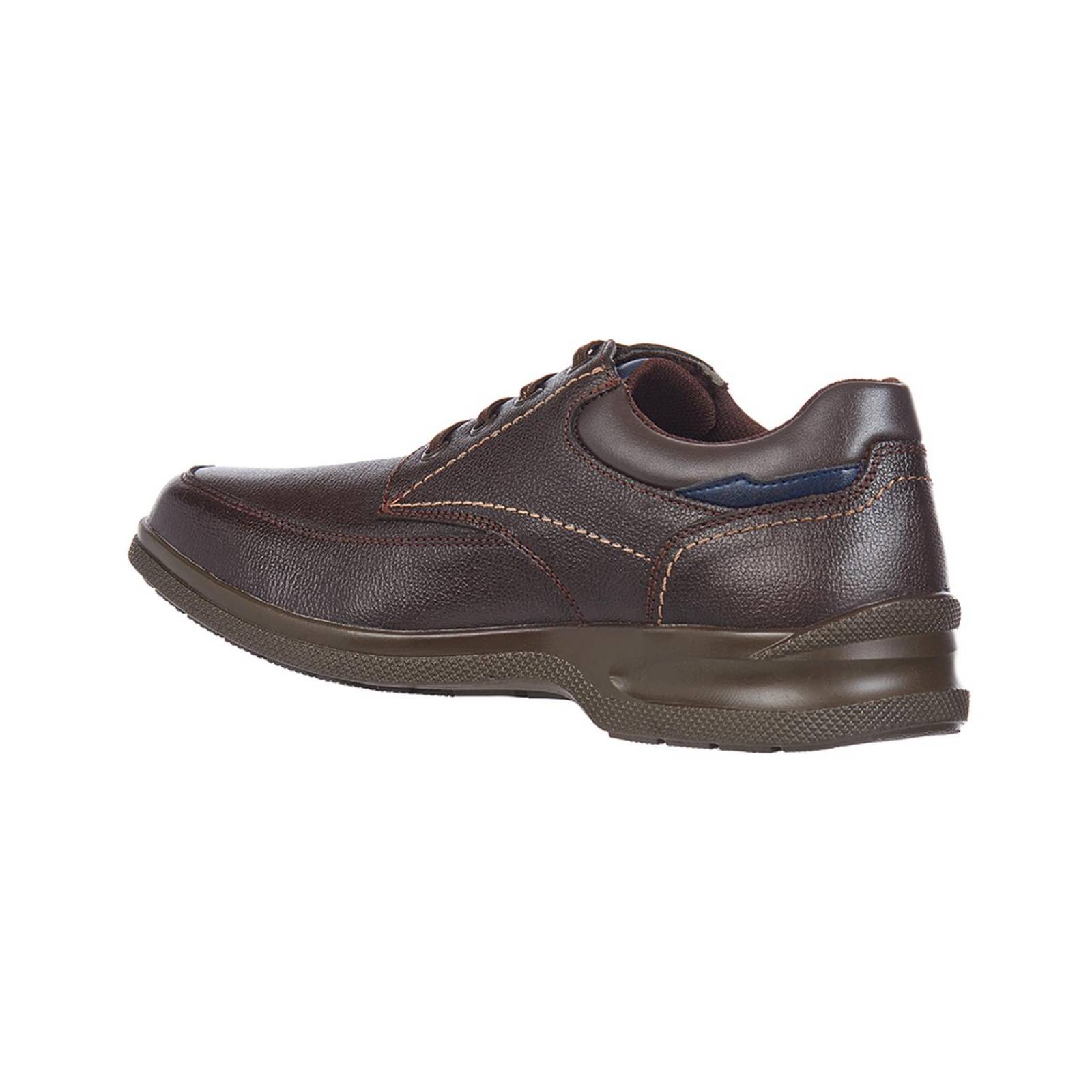Zapatos Para Hombre Piel Chocolate Laborales Confort 