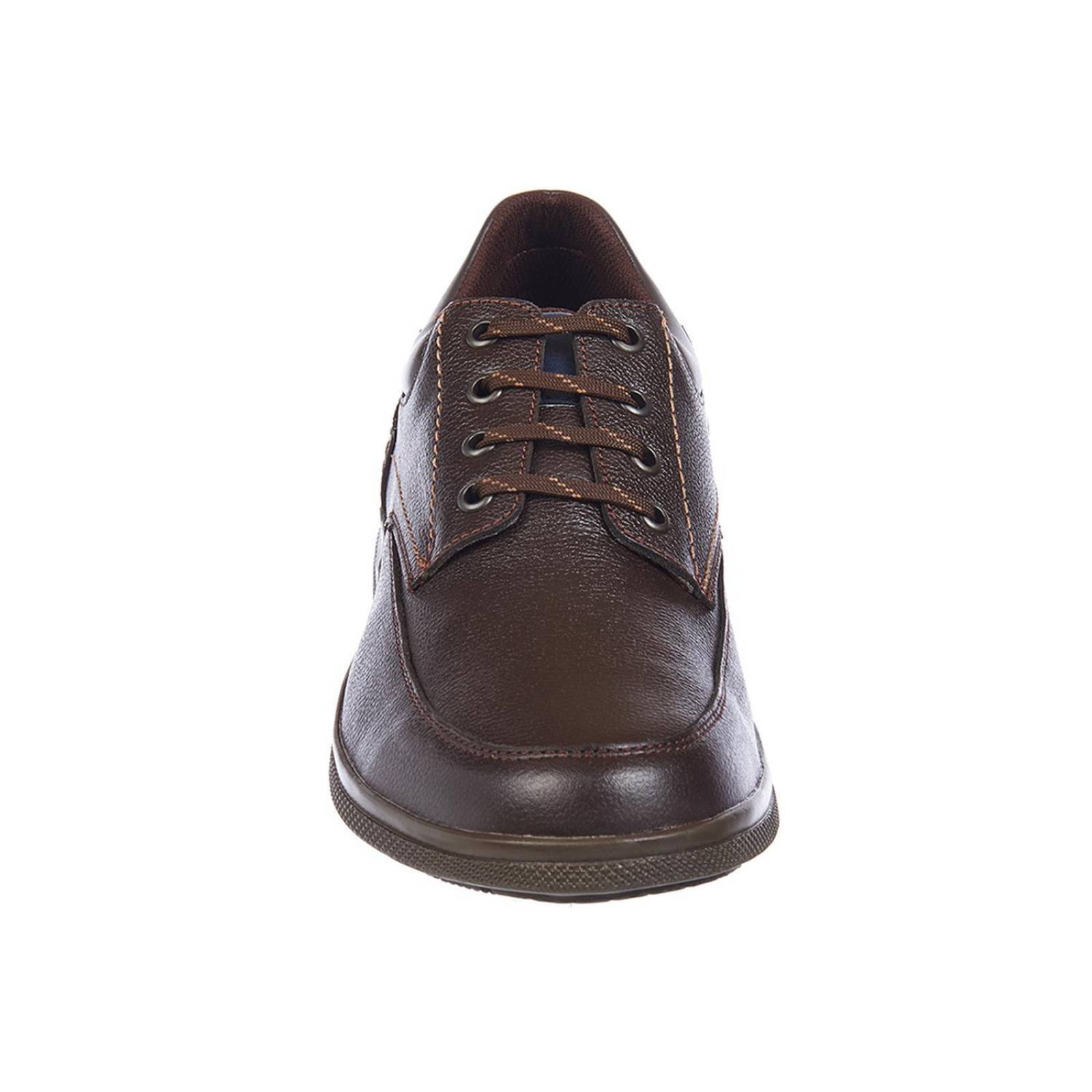 Zapatos Para Hombre Piel Chocolate Laborales Confort 