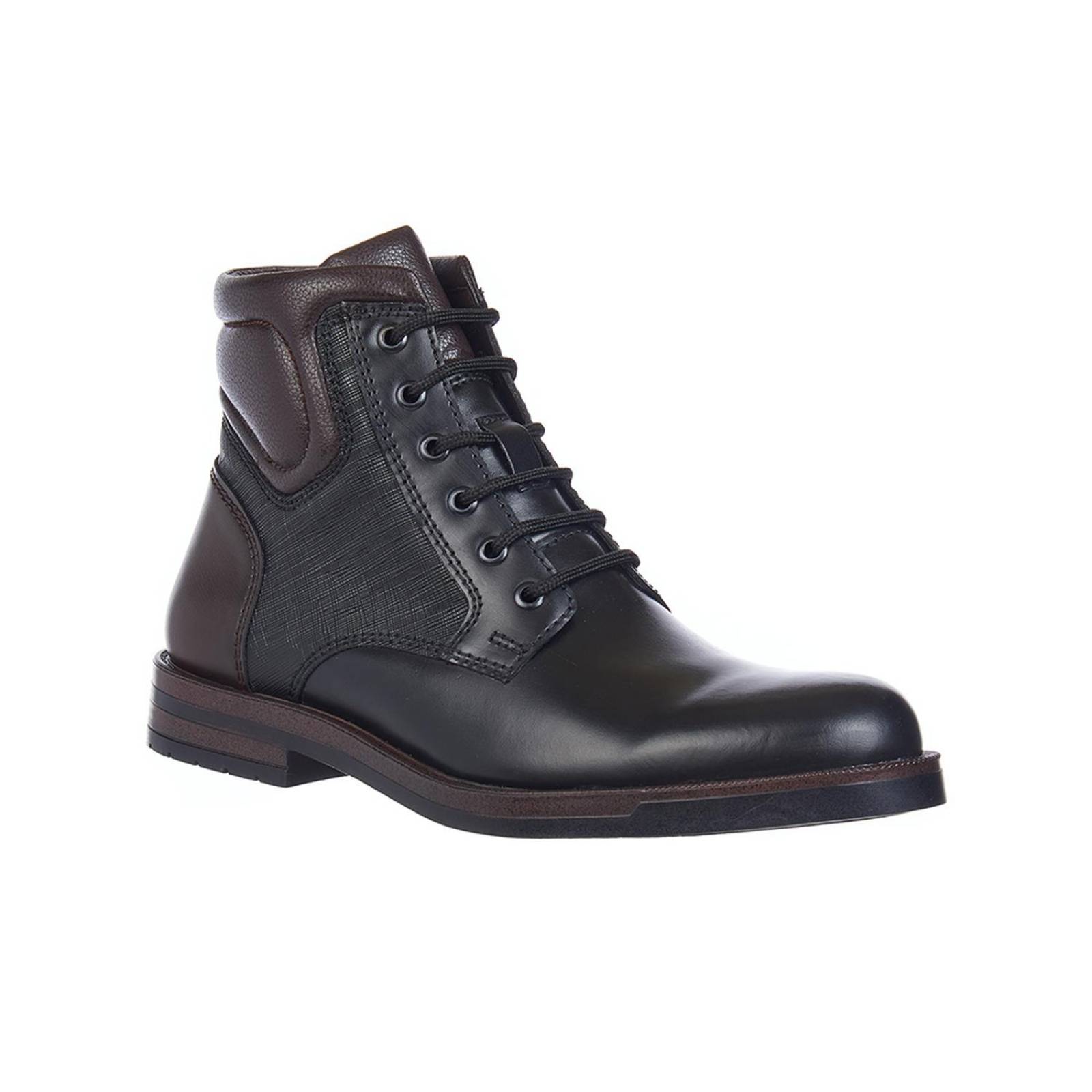 Botines Moda Casual Para Hombre Clasicos Piel Color Negro 