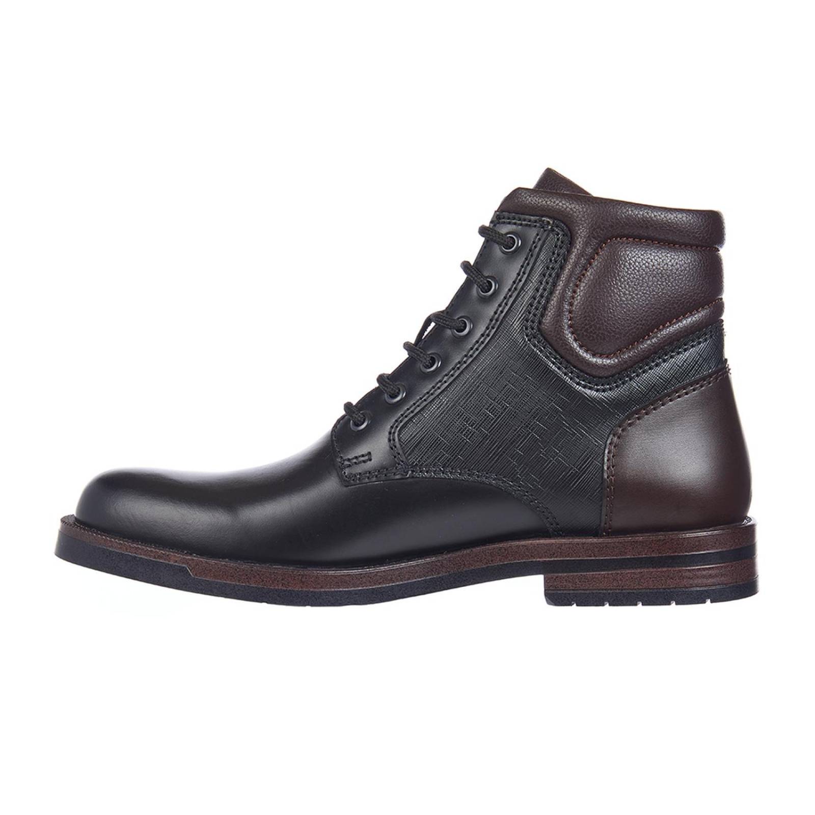 Botines Moda Casual Para Hombre Clasicos Piel Color Negro 