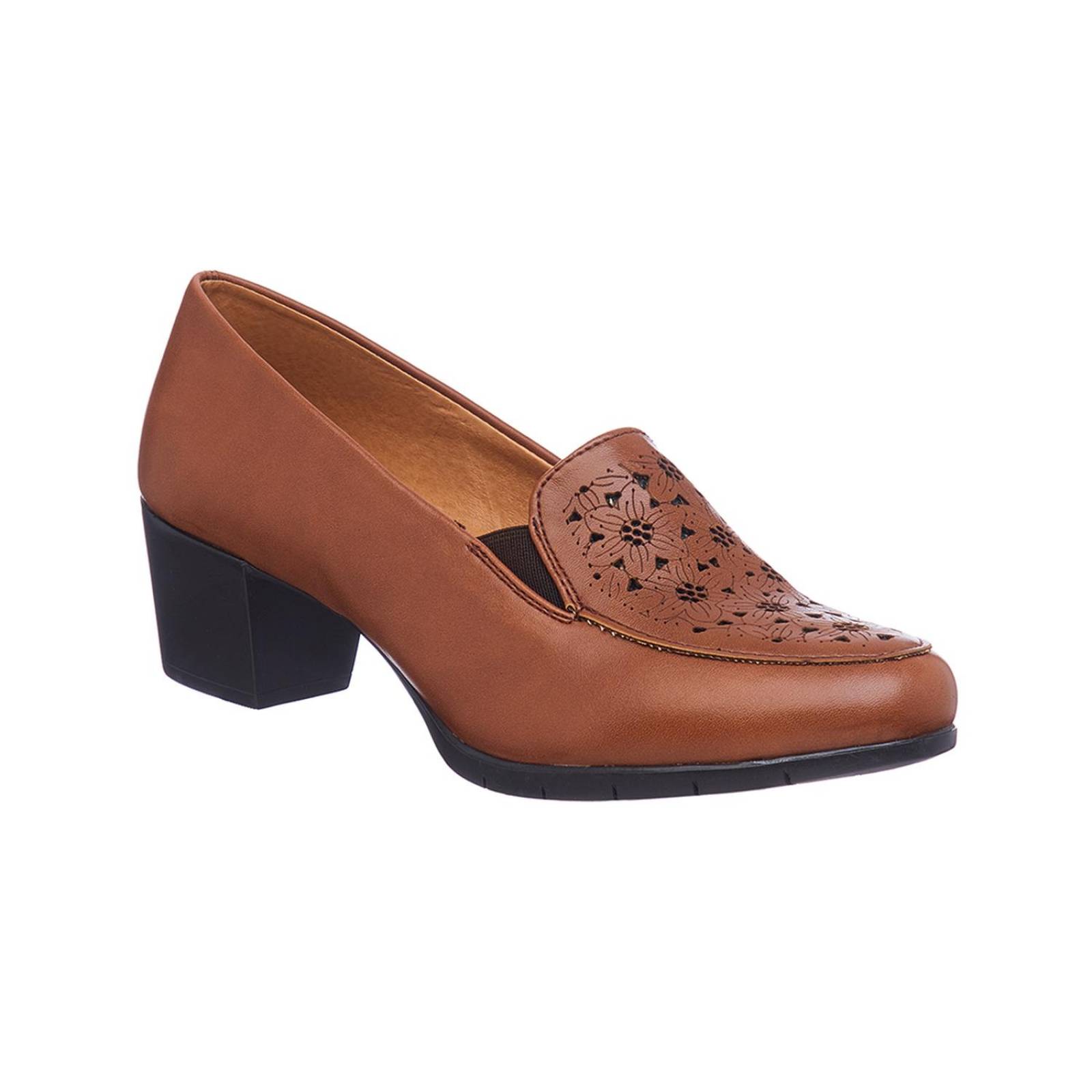 Zapatillas Para Mujer Casuales Formales Tacón Bajo Tan 