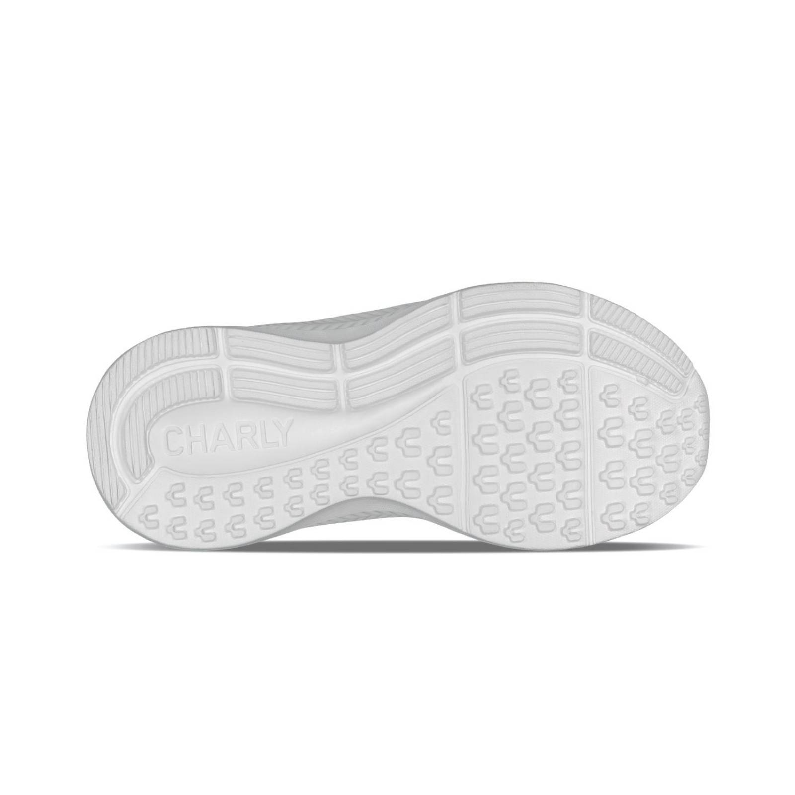 Tenis Charly Mujer Tipo Piel Blancos Casual Sport 